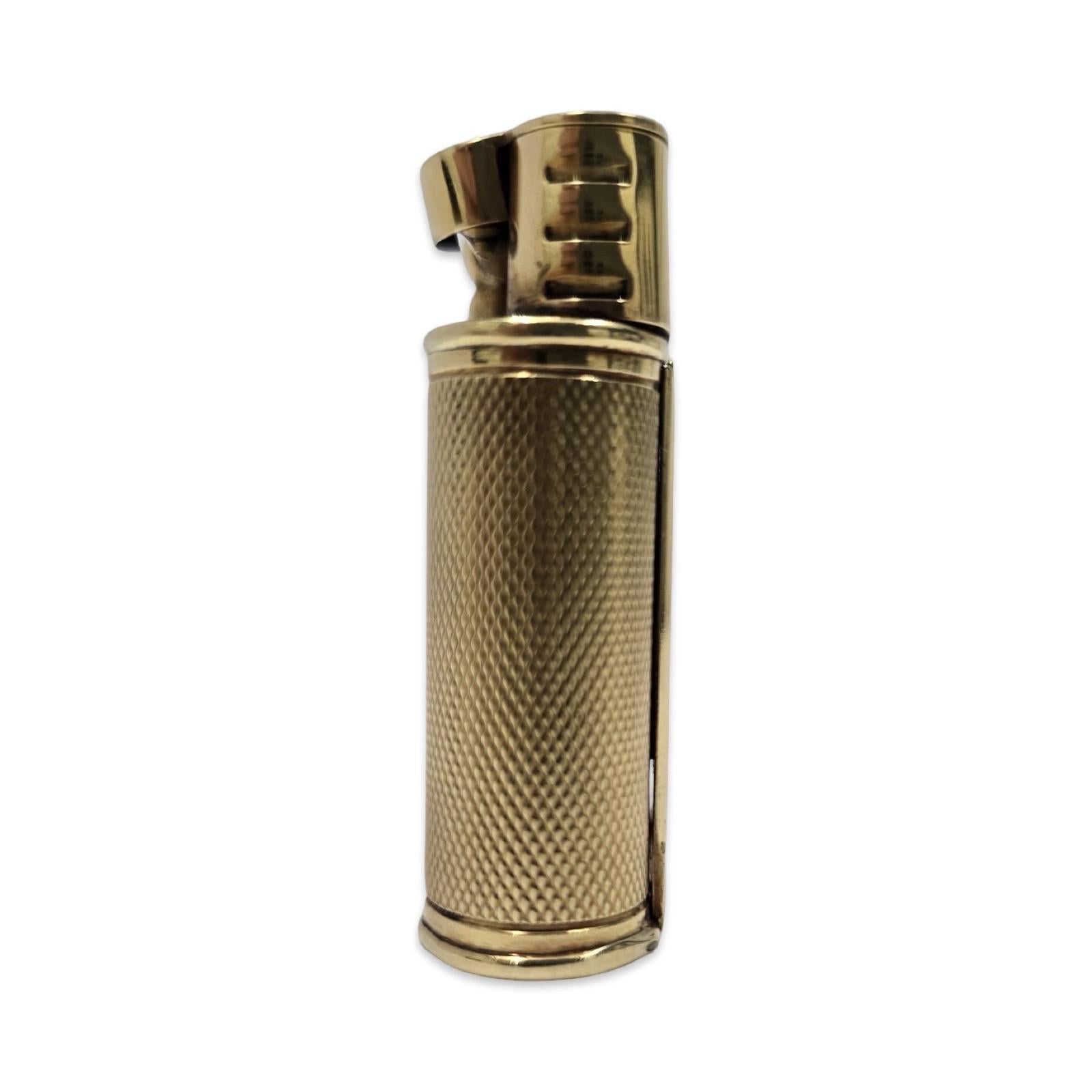 Rare Dunhill 18K Gold Watch Lighter, Art Deco Era, Working Condition For Sale 6