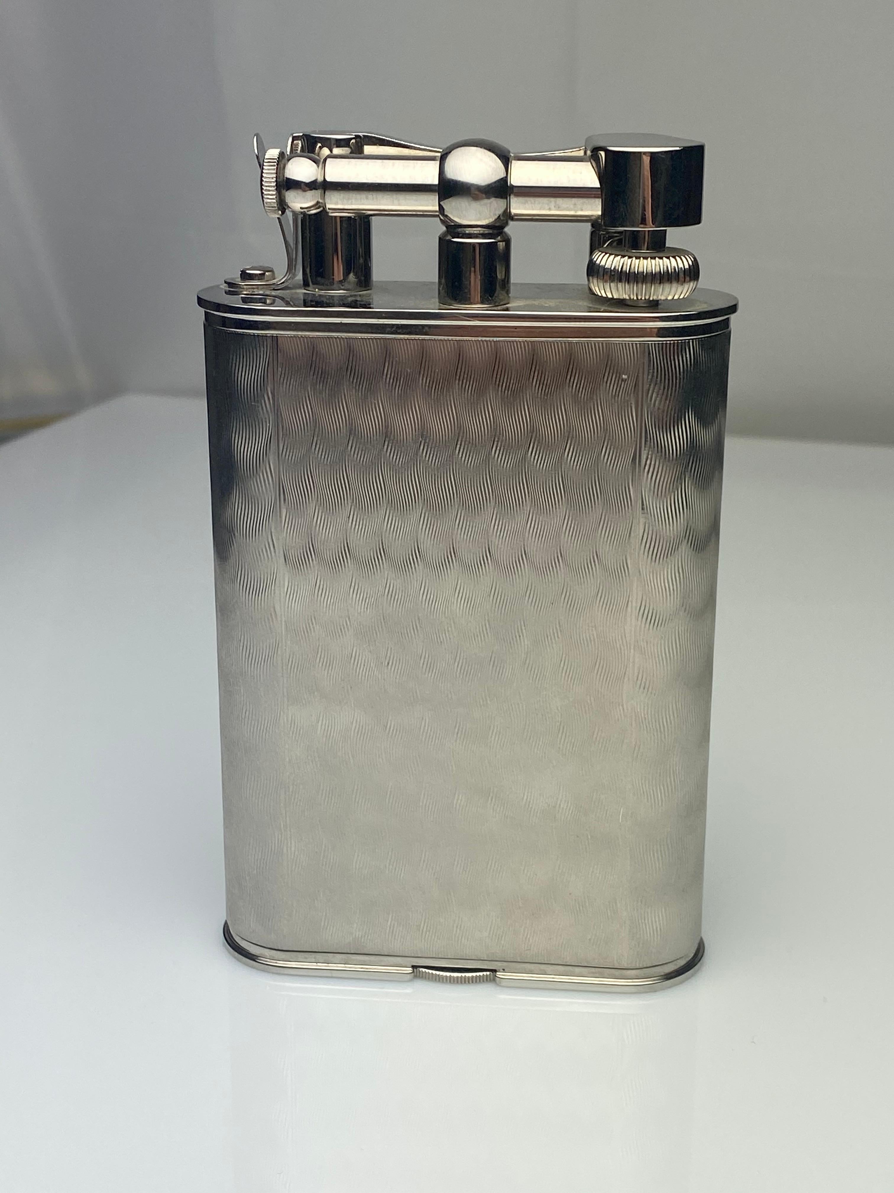 Raro mechero Dunhill Charleston con reloj en Excelente Estado en New York, NY