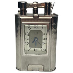 Vintage Rare Dunhill Charleston Lighter with Clock