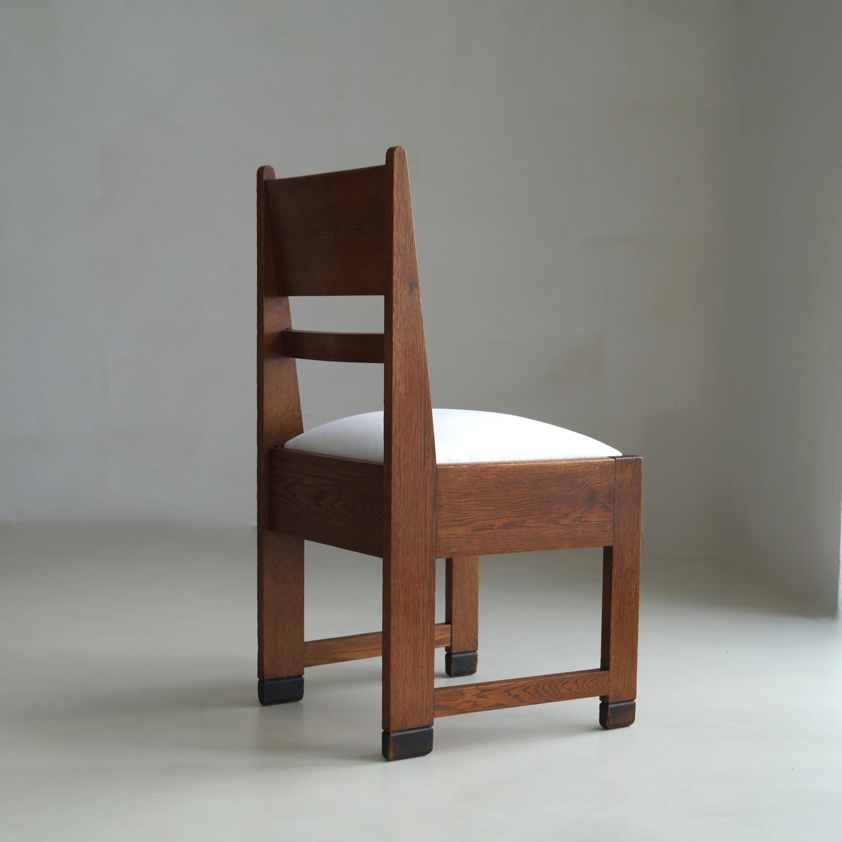 Rare chaise d'appoint Art déco hollandaise par Bas Van Pelt, années 1920 en vente 6