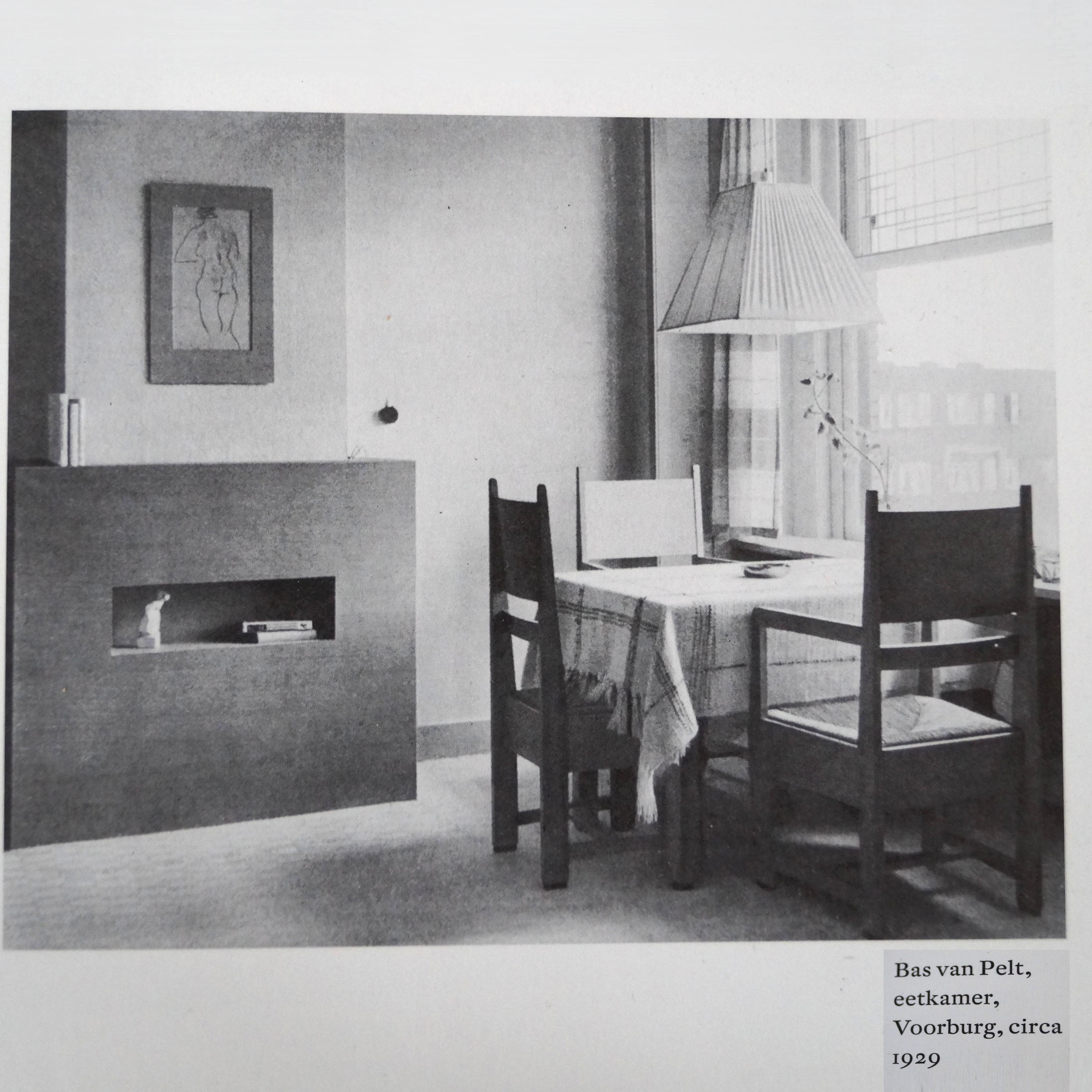 Rare chaise d'appoint Art déco hollandaise par Bas Van Pelt, années 1920 en vente 7