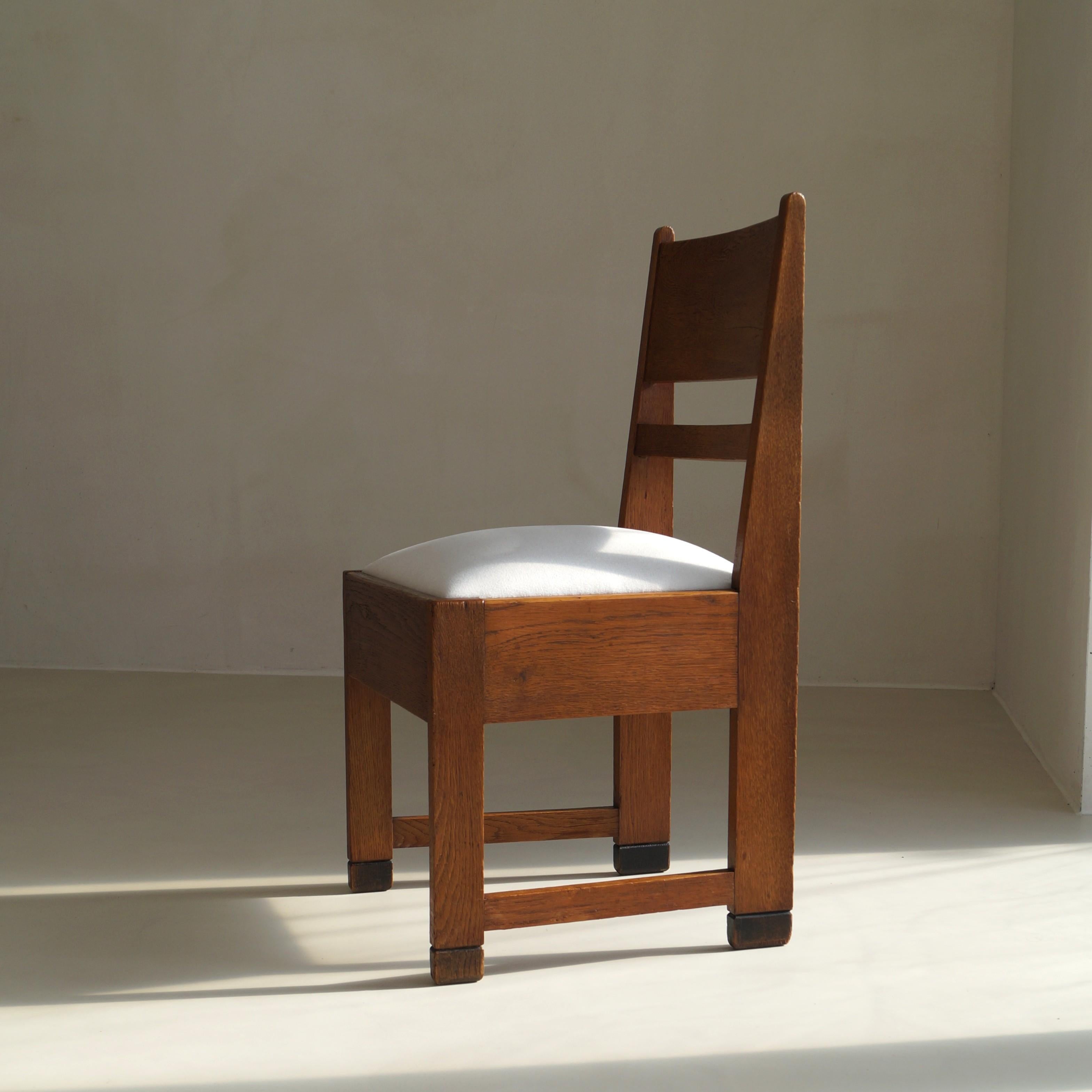 Rare chaise d'appoint Art déco hollandaise par Bas Van Pelt, années 1920 en vente 8