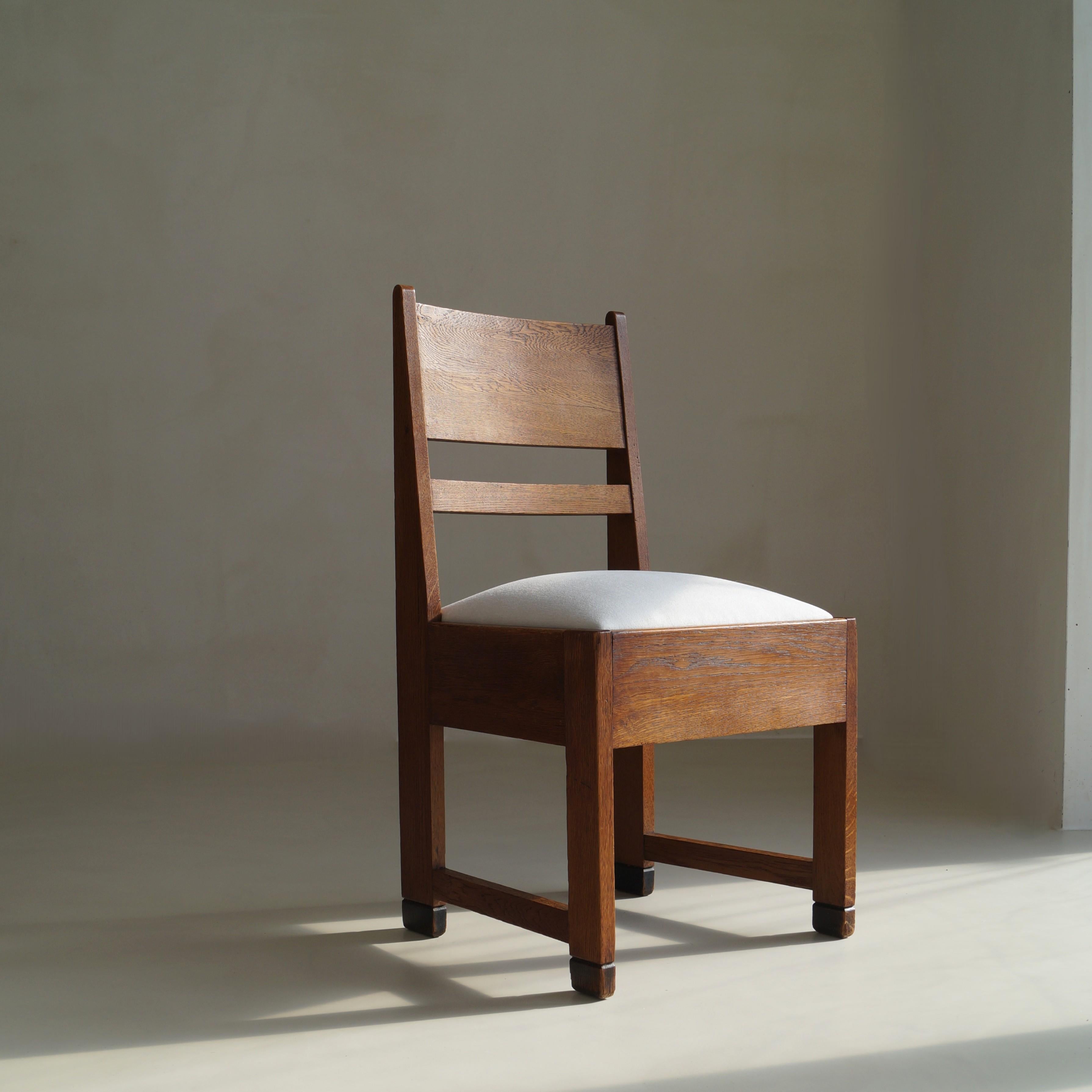 Rare chaise d'appoint Art déco hollandaise par Bas Van Pelt, années 1920 Bon état - En vente à EVERDINGEN, NL