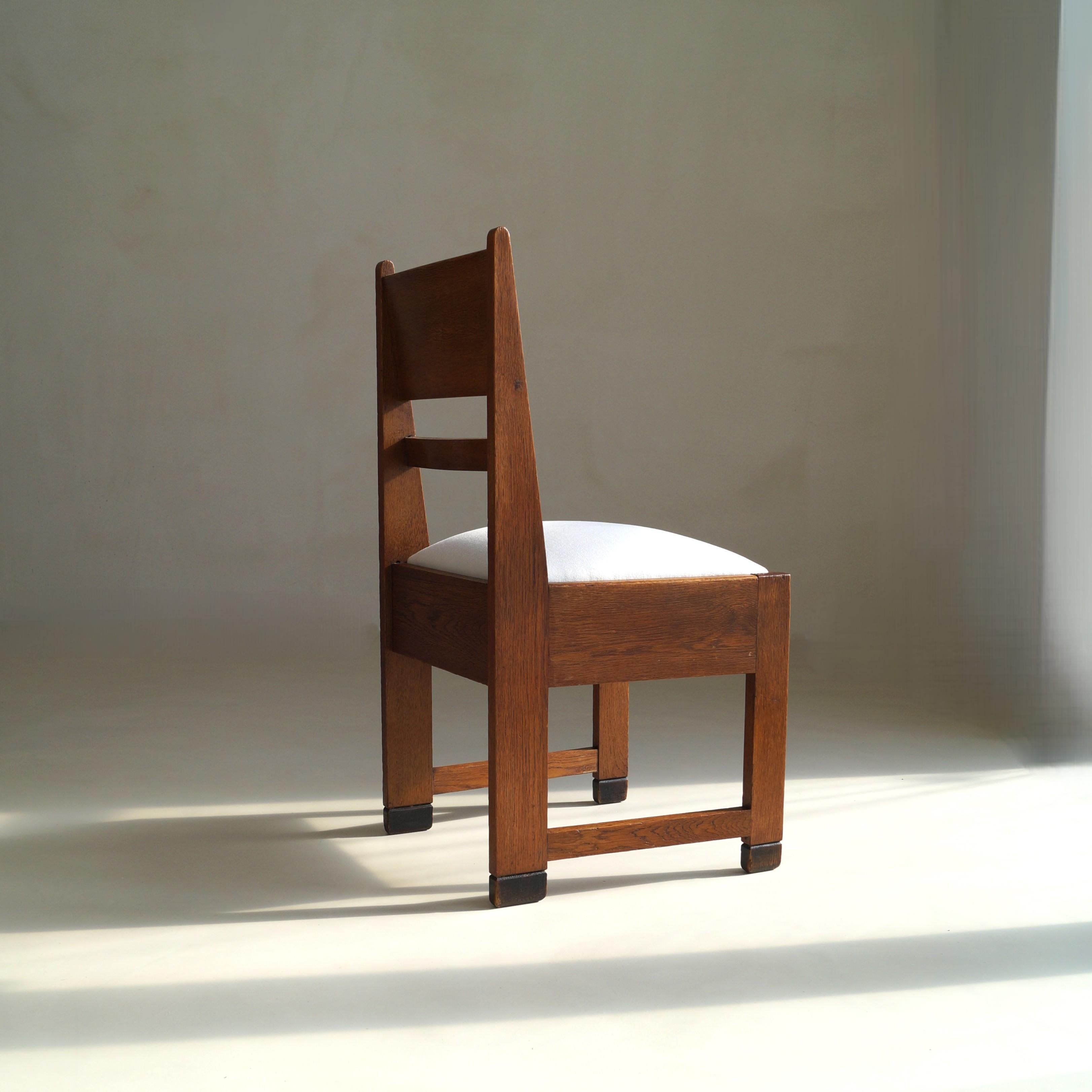 Rare chaise d'appoint Art déco hollandaise par Bas Van Pelt, années 1920 en vente 1