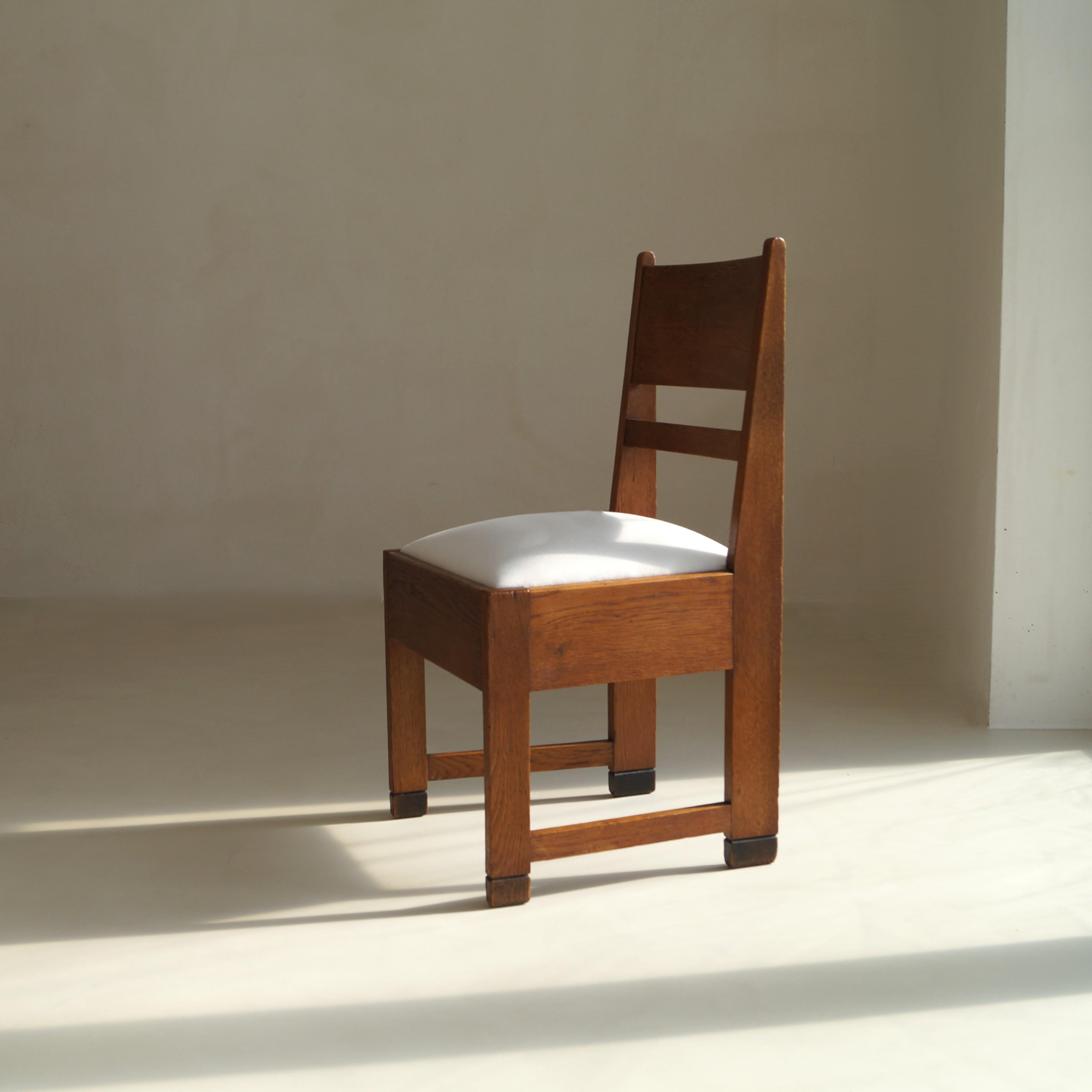 Rare chaise d'appoint Art déco hollandaise par Bas Van Pelt, années 1920 en vente 2