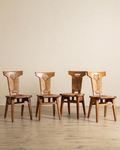 Rare Dutch Arts & Crafts Dining Suite by W. Kuyper, Denmark, 1920's