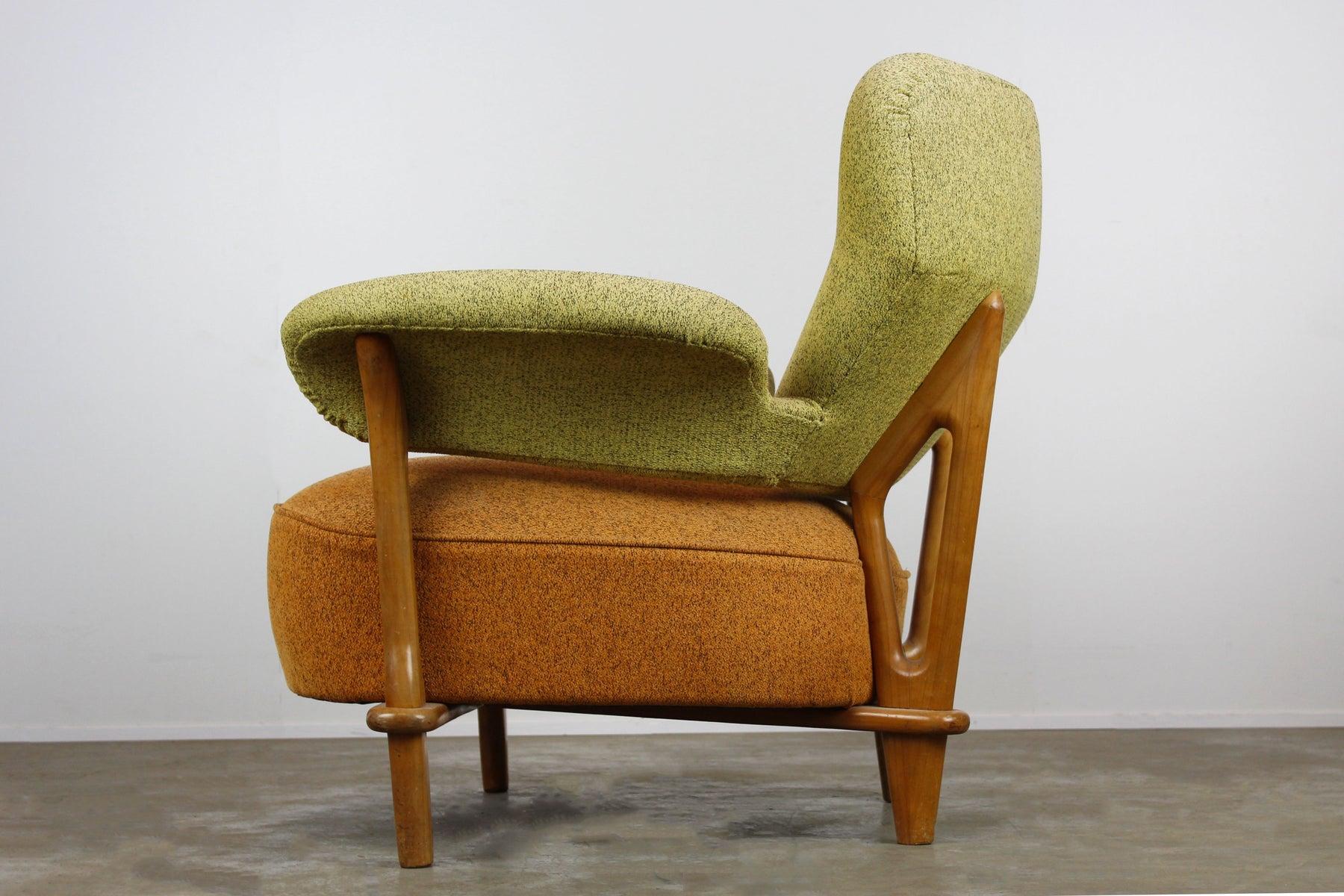 Rare dutch design lounge chair model: F109 by Theo Ruth for Artifort In Good Condition In Ijzendijke, NL