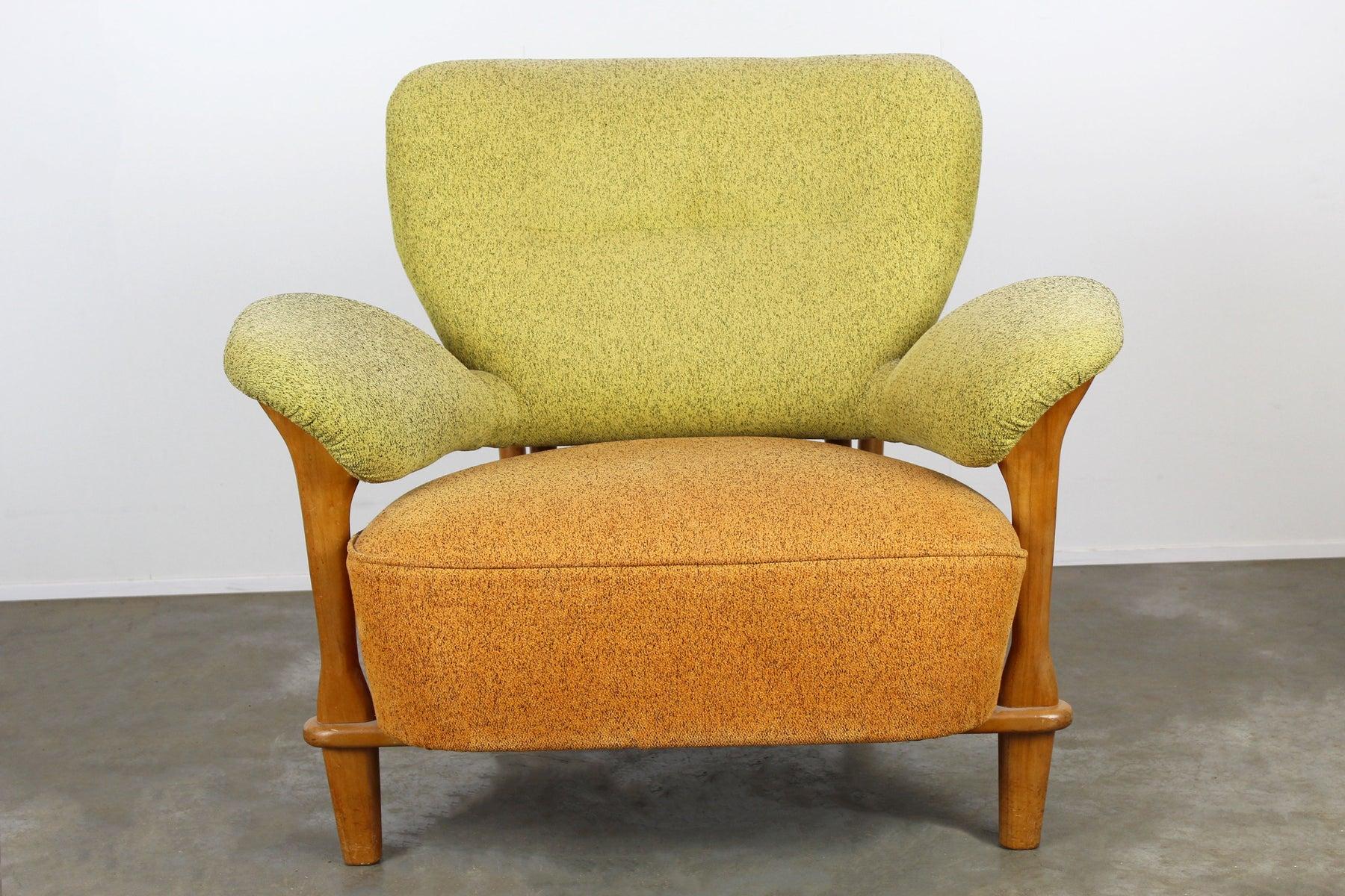 Mid-20th Century Rare dutch design lounge chair model: F109 by Theo Ruth for Artifort