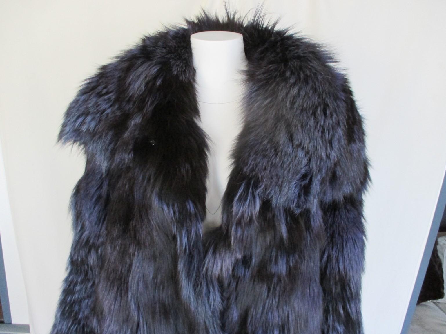 fur coat with animal head
