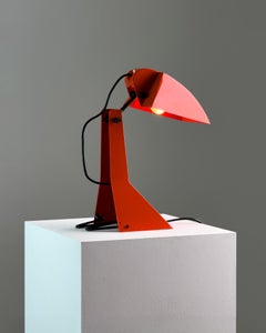 Rare E63 table lamp, designed by Umberto Riva for Bieffeplast, Italy, 1969