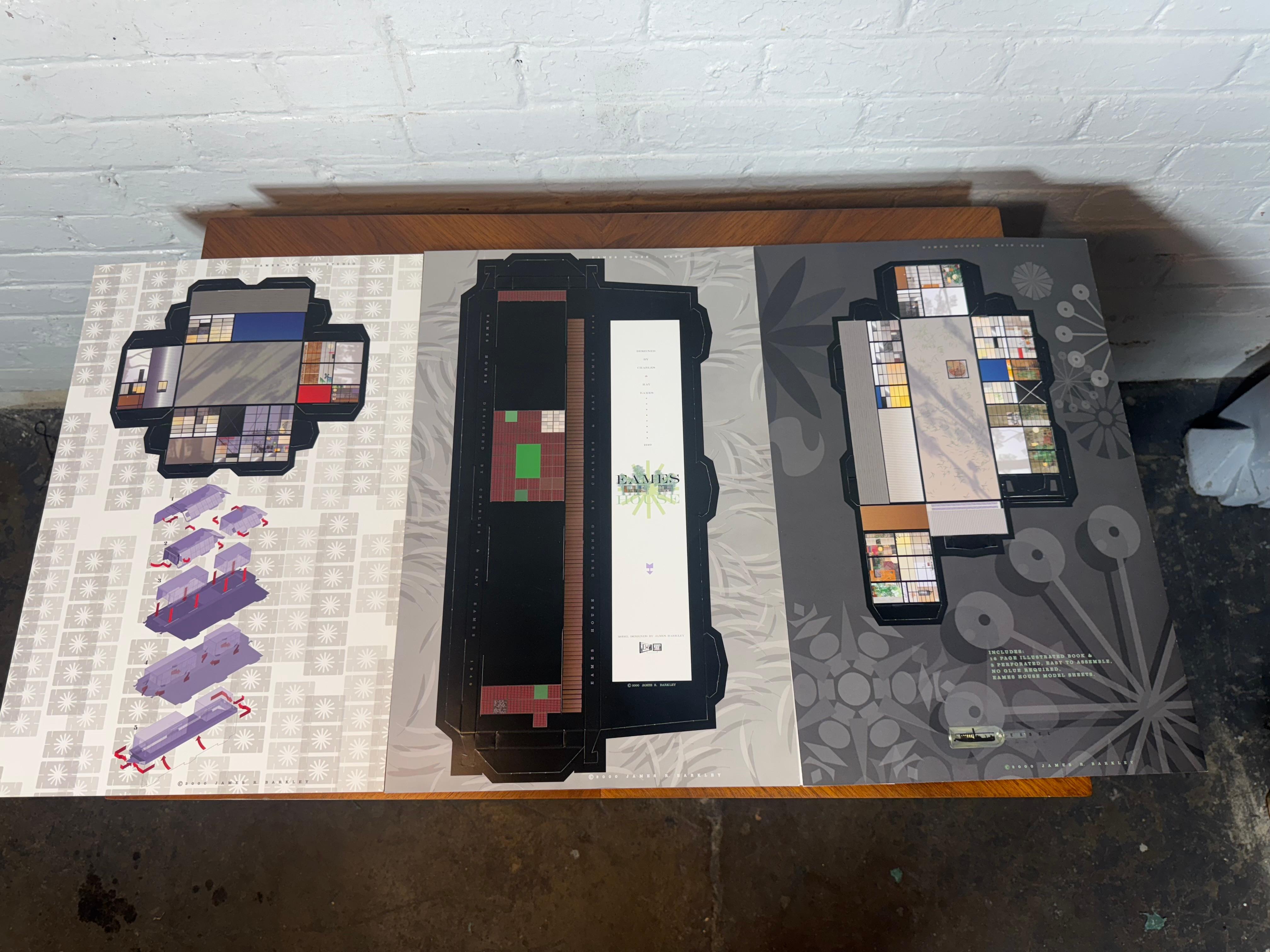 Rare Eames House Book w/Architectual Model by James Barkley en vente 3