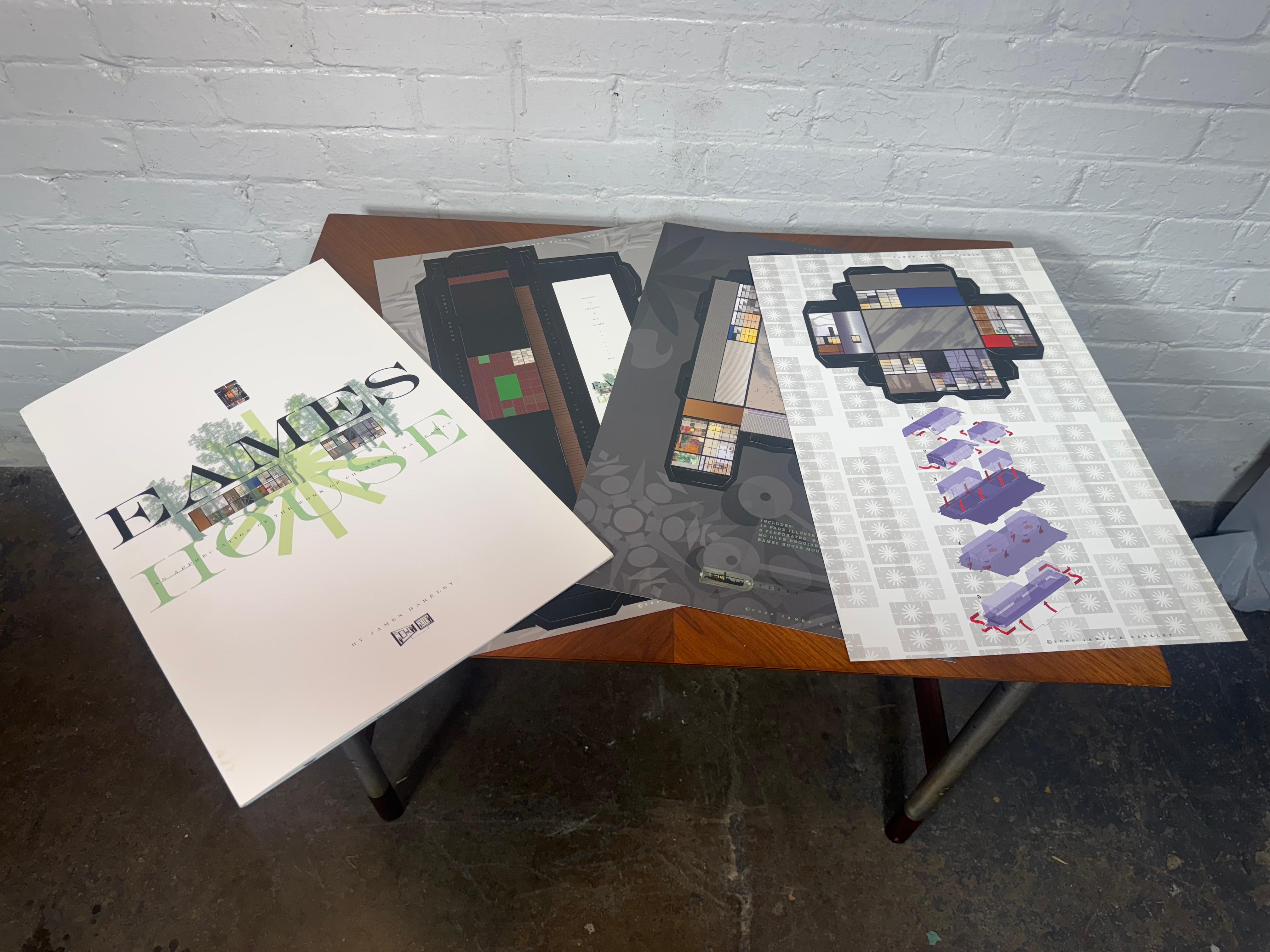 Rare Eames House Book w/Architectual Model by James Barkley en vente 1