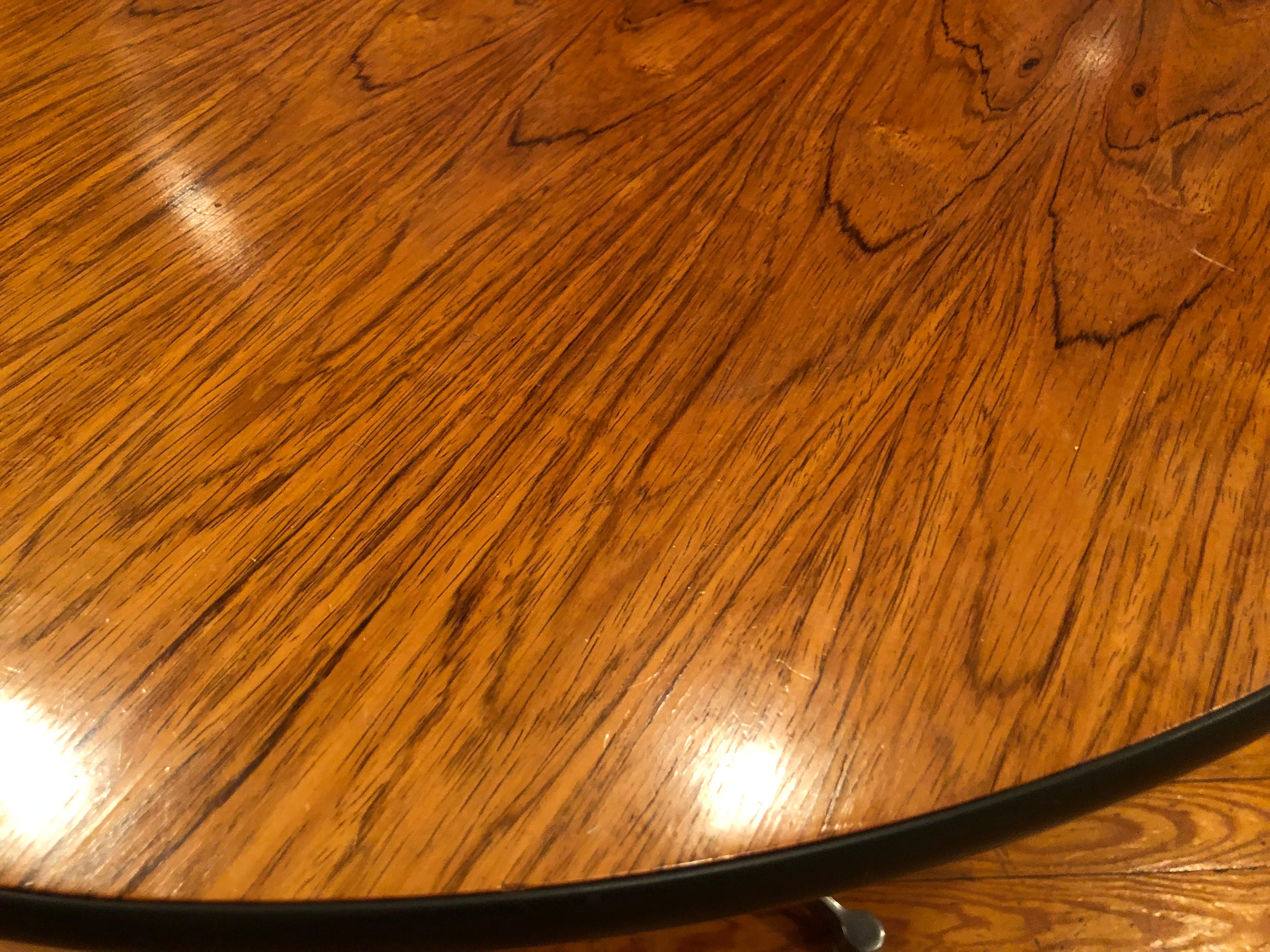 Rare Eames Rosewood Dining table for Herman Miller In Good Condition In Brooklyn, NY