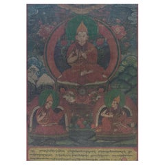 Rare Early 17th C Tibetan Thangka of Tsongkhapa, Founder of Gelugpa Tradition
