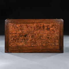 Rare Early 18th Century Louis XV Provincial Burr Elm Mazarin Commode