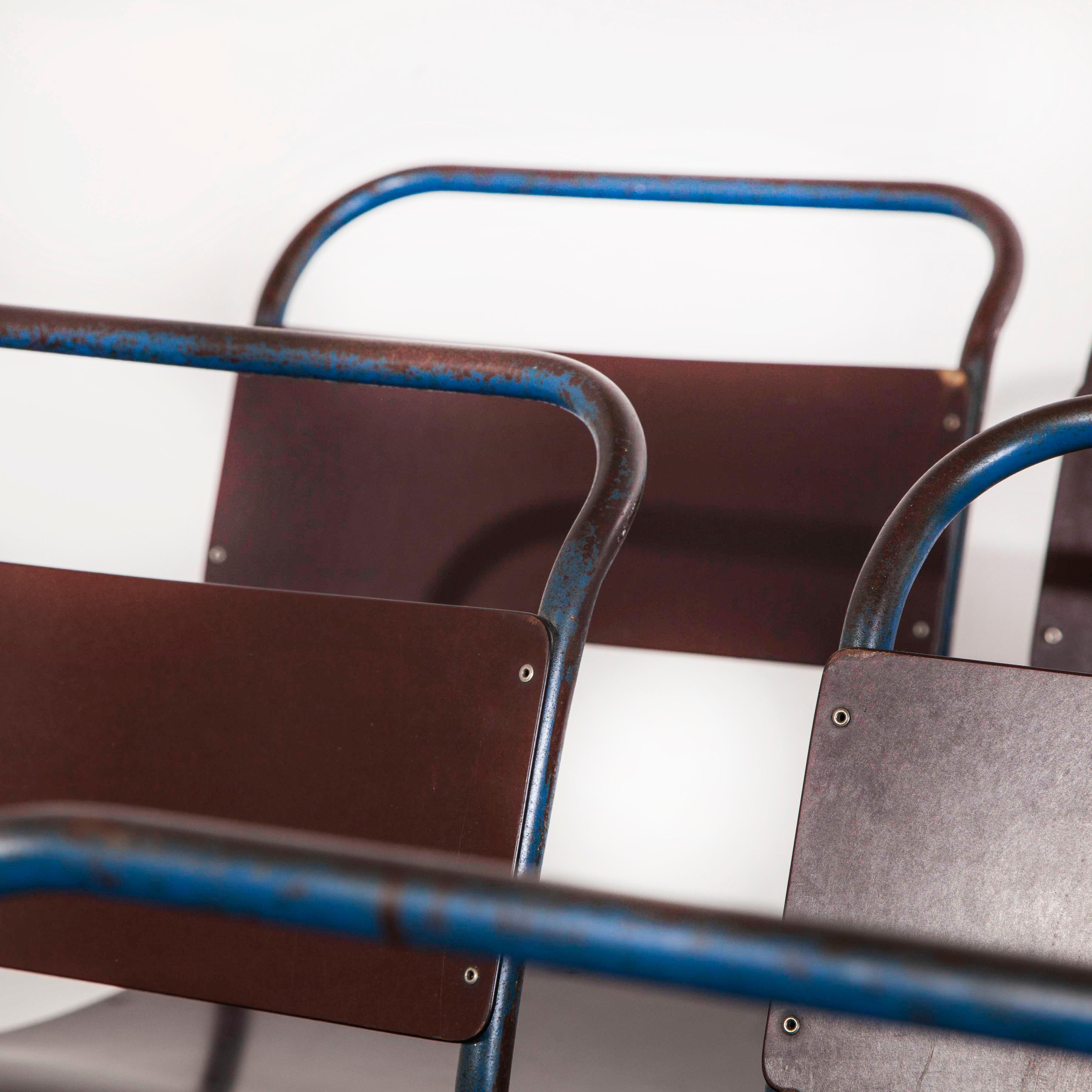 Rare Early 1940s PEL Bakelite Seat Dining Chairs, Set of Eight In Good Condition In Hook, Hampshire