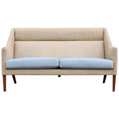 Rare Early 1950s Aksel Bender Madsen & Ejner Larsen No 4400 Settee by Willy Beck
