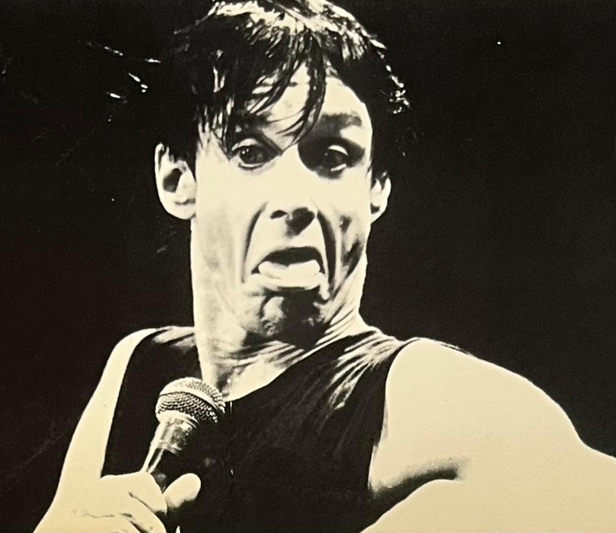 Rare early 1980s Iggy Pop Announcement In Fair Condition For Sale In Brooklyn, NY