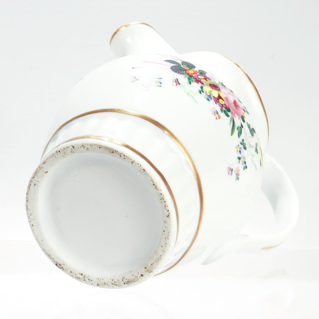 Rare pichet en porcelaine américaine du début du 19e siècle par Tucker and Hemphill en vente 2