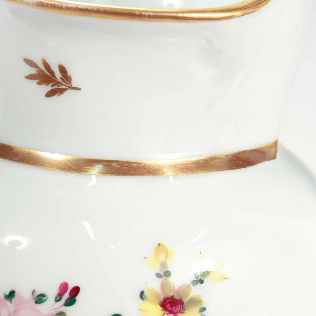 Rare pichet en porcelaine américaine du début du 19e siècle par Tucker and Hemphill en vente 4