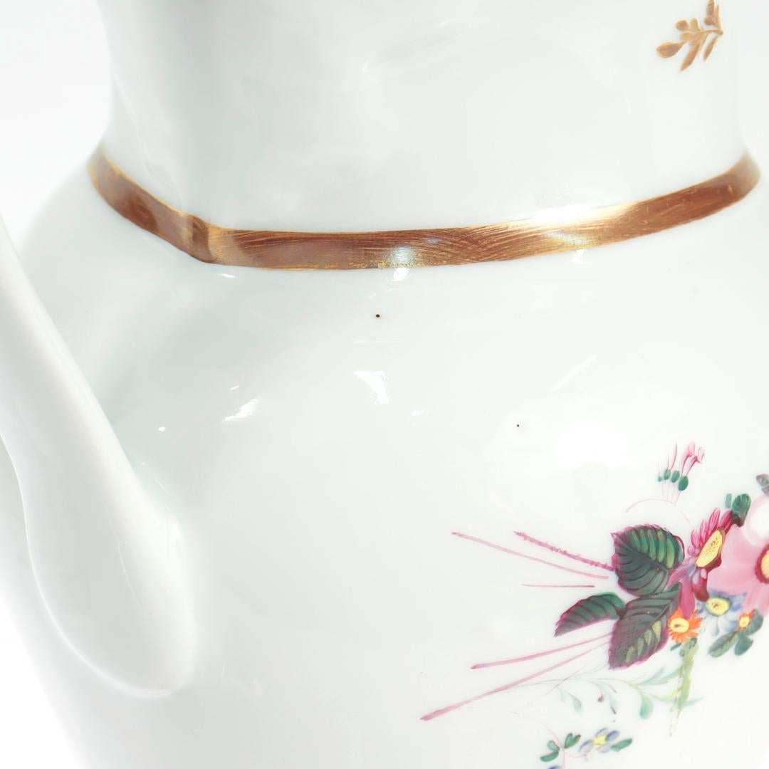 Rare pichet en porcelaine américaine du début du 19e siècle par Tucker and Hemphill en vente 5