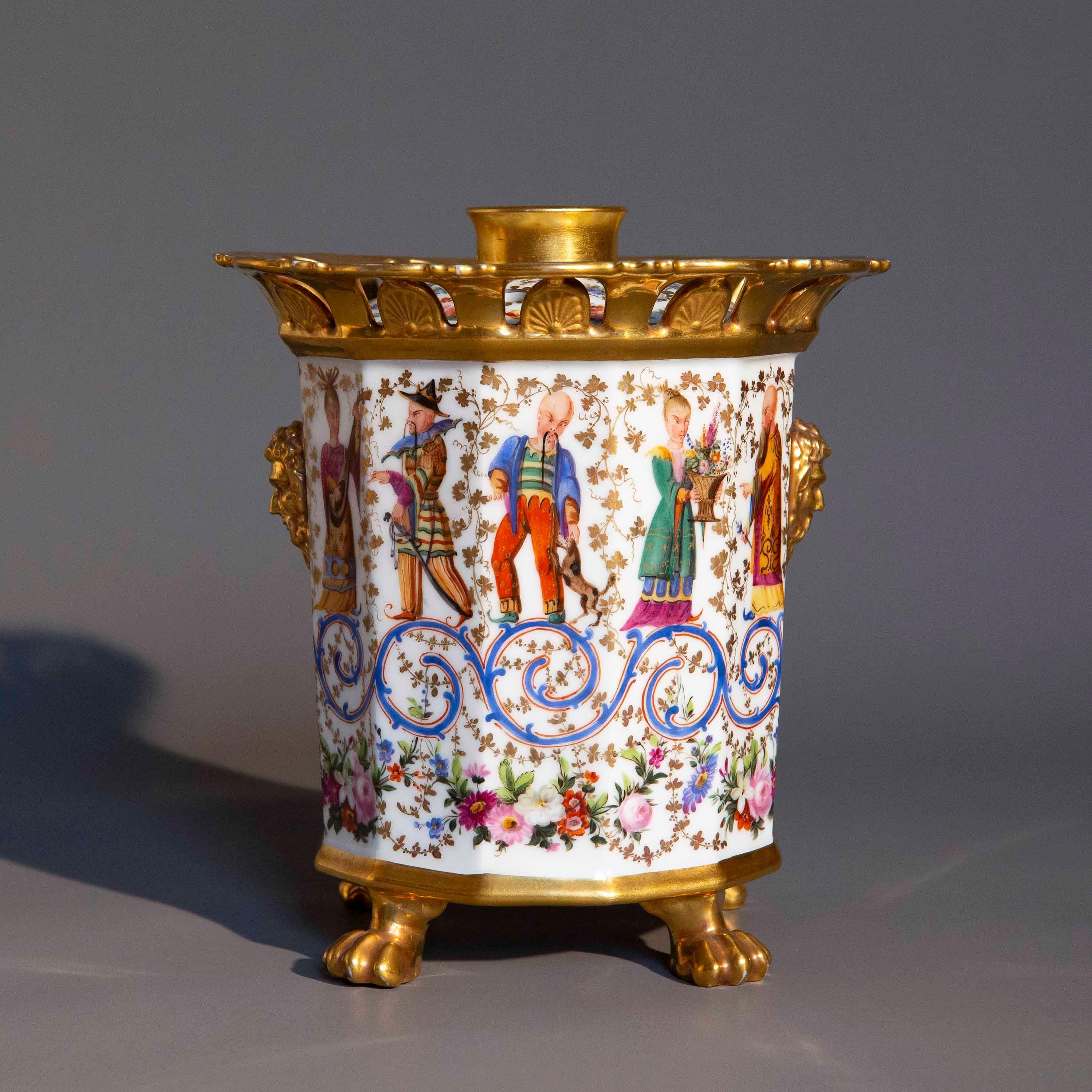 Raro vaso Chinoiserie dell'inizio del XIX secolo in vendita 8