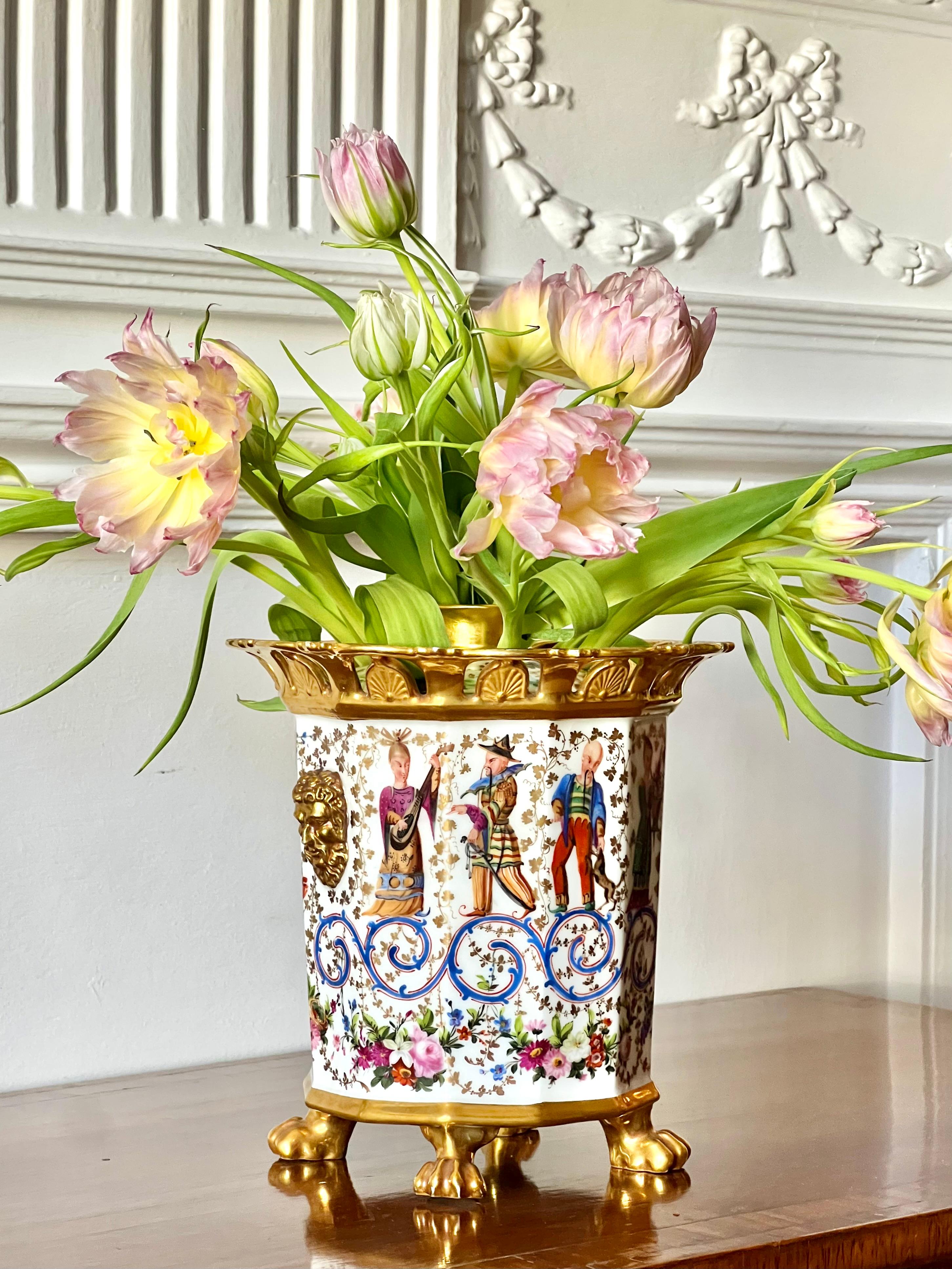 Raro vaso Chinoiserie dell'inizio del XIX secolo In condizioni buone in vendita a Richmond, London