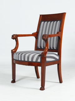 Rare Early 19th Century Fauteuil, Armchair, France, circa 1800-1810