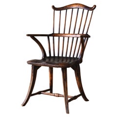 Rare Early 19th Century Gustavian Windsor Armchair