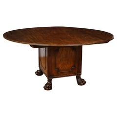 Rare table de salle à manger Regency du début du 19e siècle