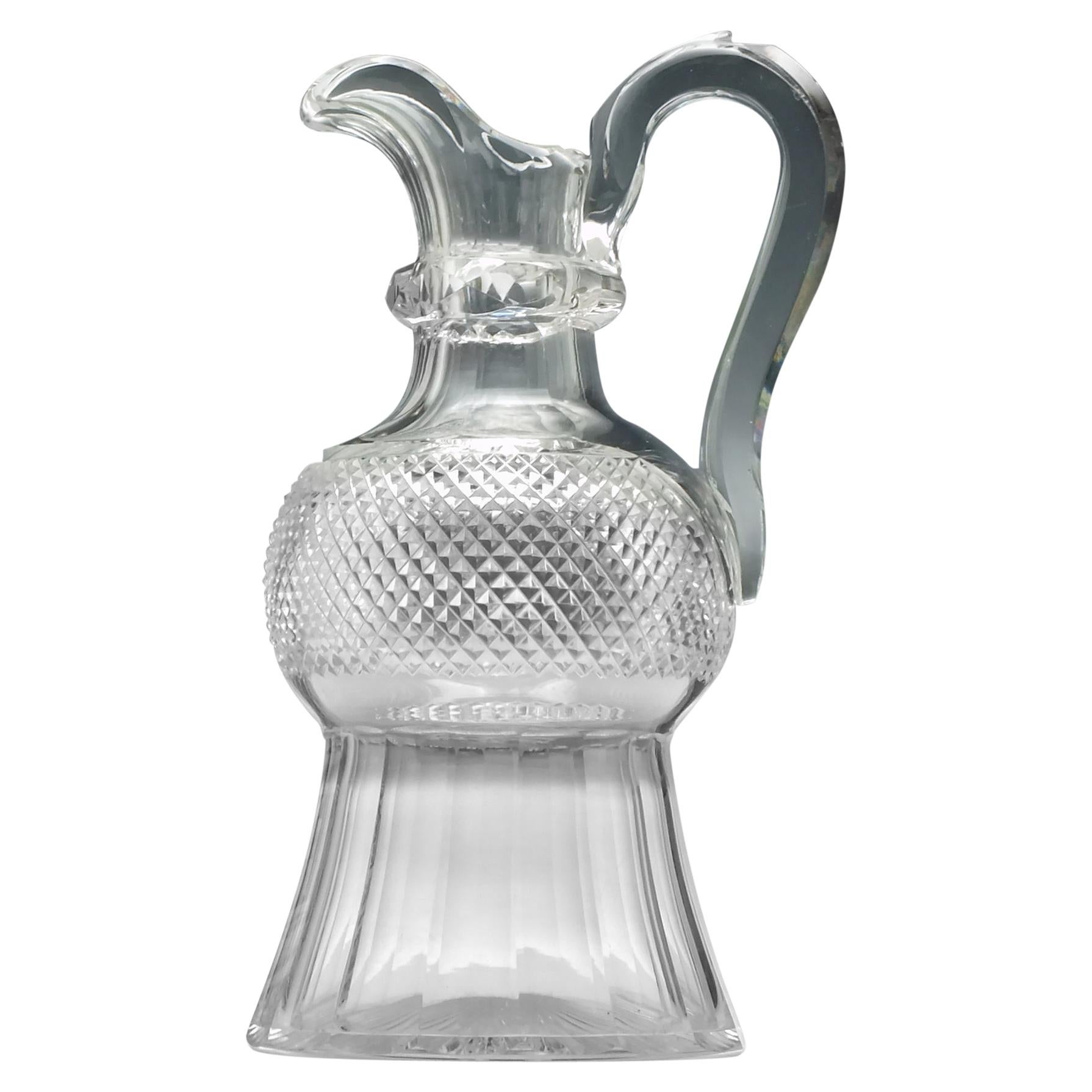 Rare Early 19th Century Scottish Thistle Claret Jug, circa 1815-1840