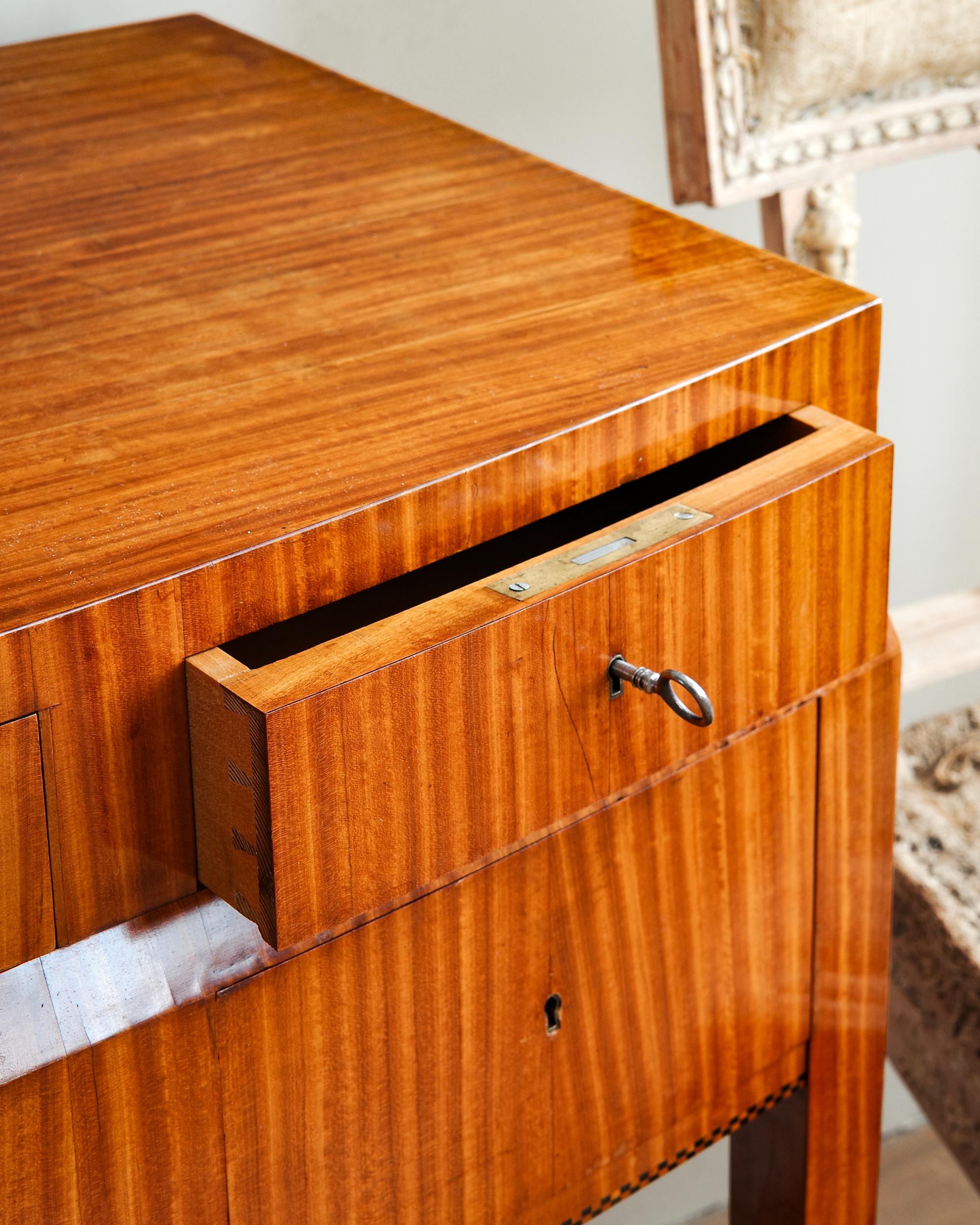 Fruitwood Rare early 20th Century Danish Console Table by Johan Rohde For Sale