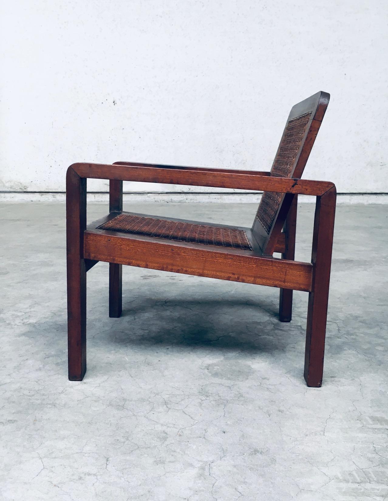 RARE Early 20th Century Design Lounge Chair set 3