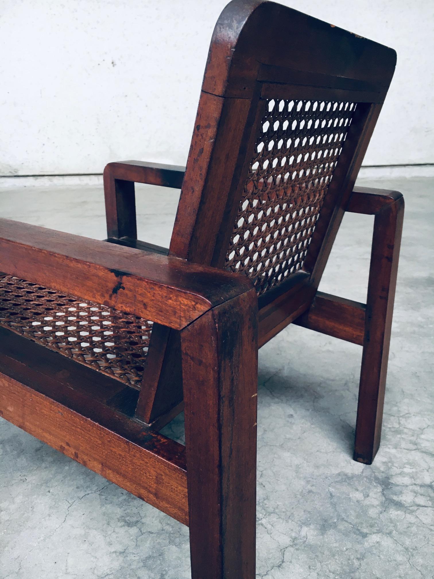 RARE Early 20th Century Design Lounge Chair set 7
