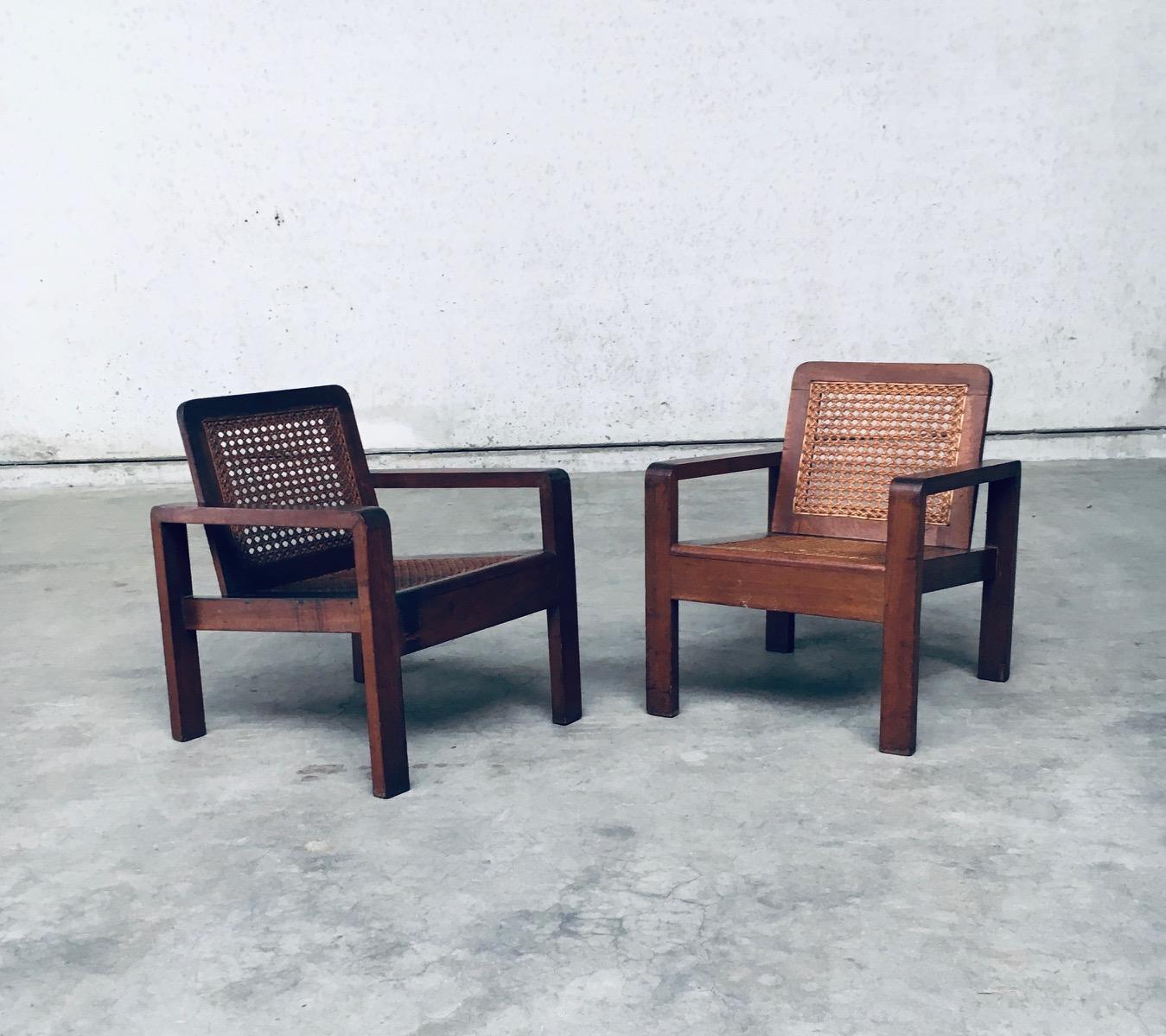Arts and Crafts RARE Early 20th Century Design Lounge Chair set