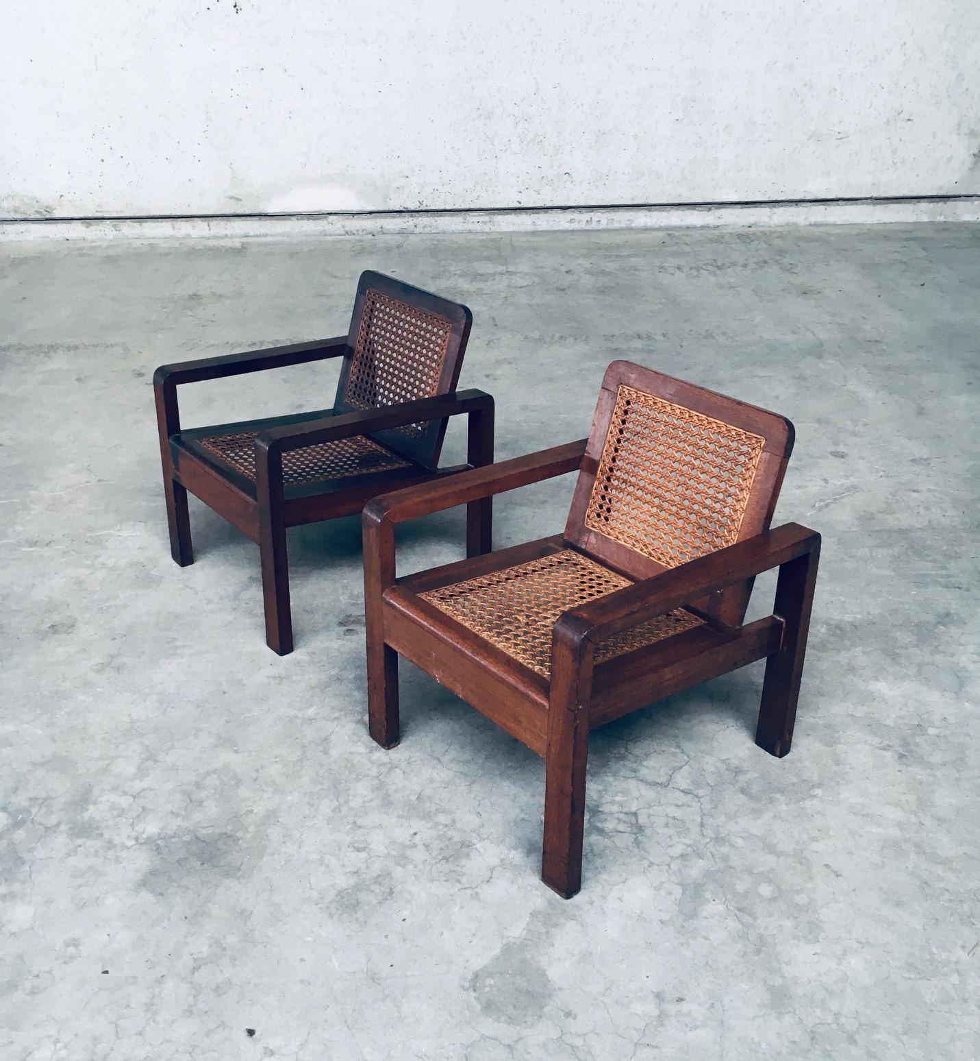 RARE Early 20th Century Design Lounge Chair set In Good Condition In Oud-Turnhout, VAN