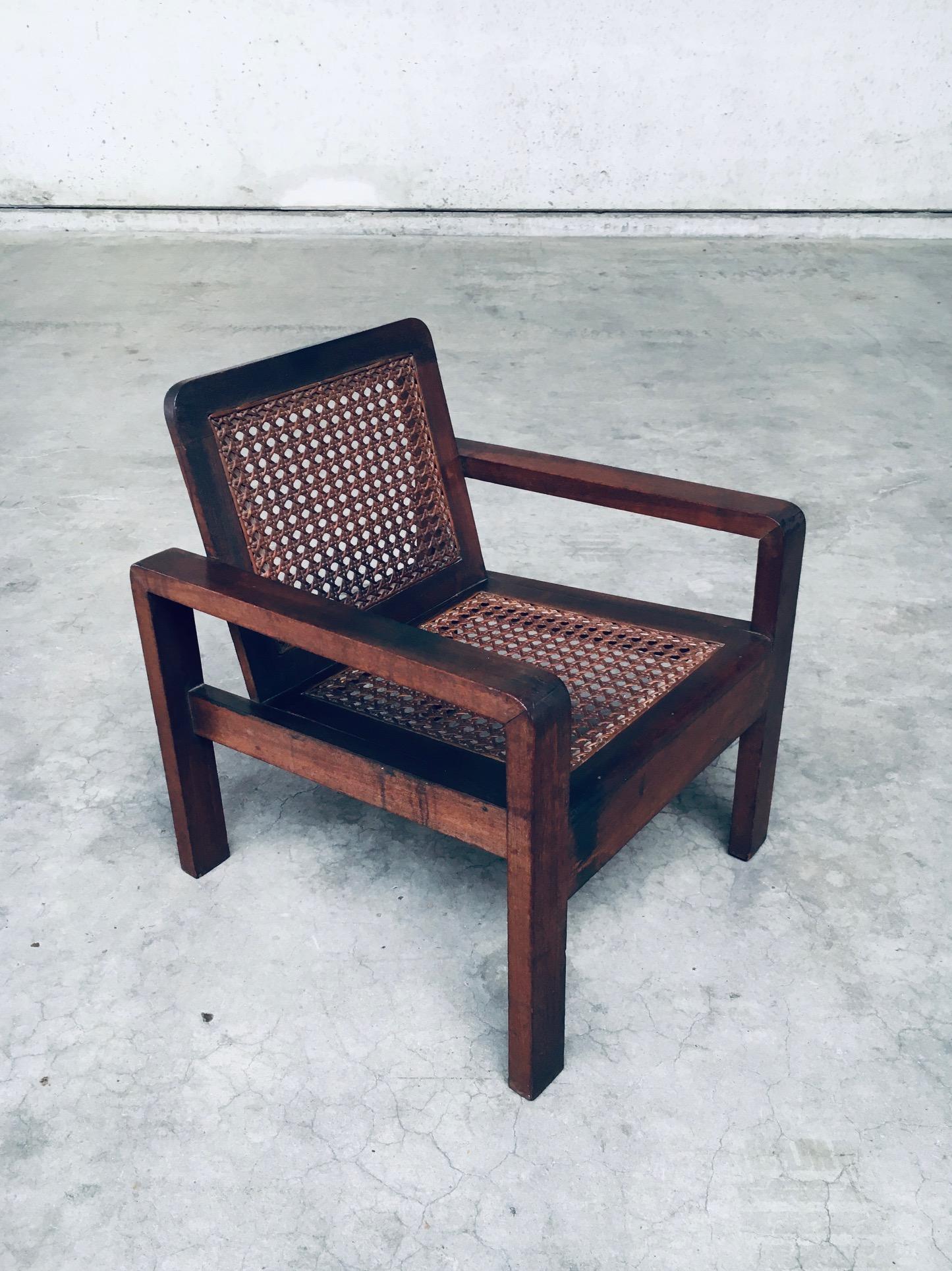 RARE Early 20th Century Design Lounge Chair set 1