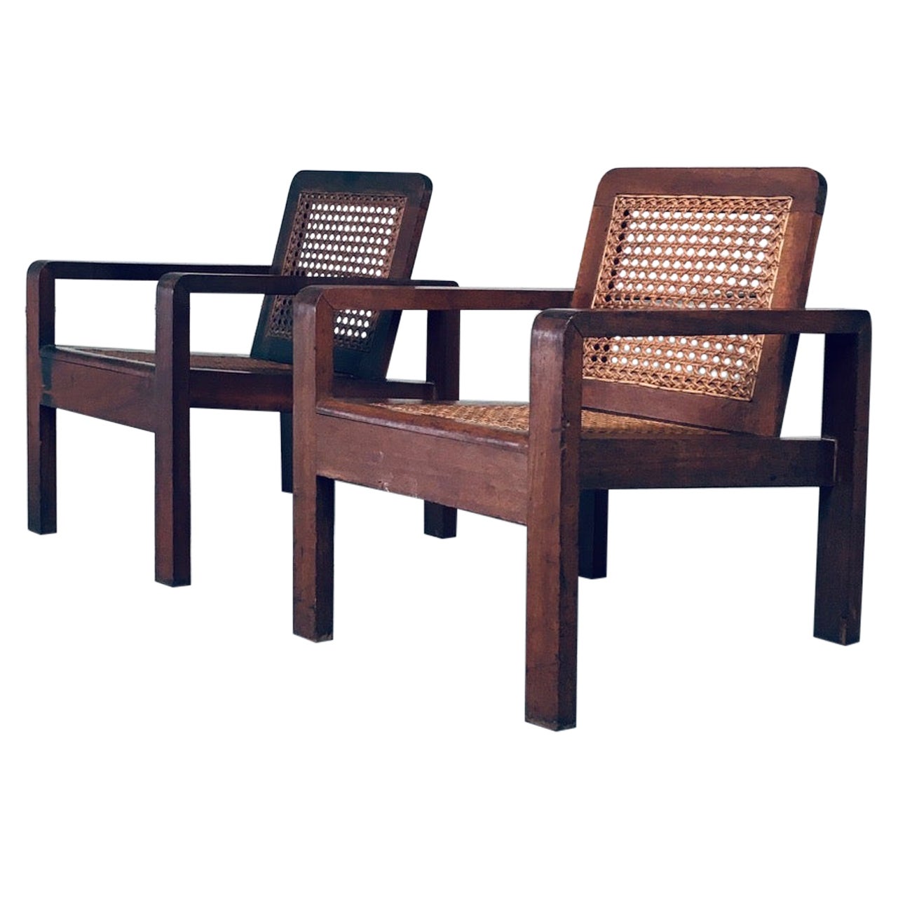 RARE Early 20th Century Design Lounge Chair set