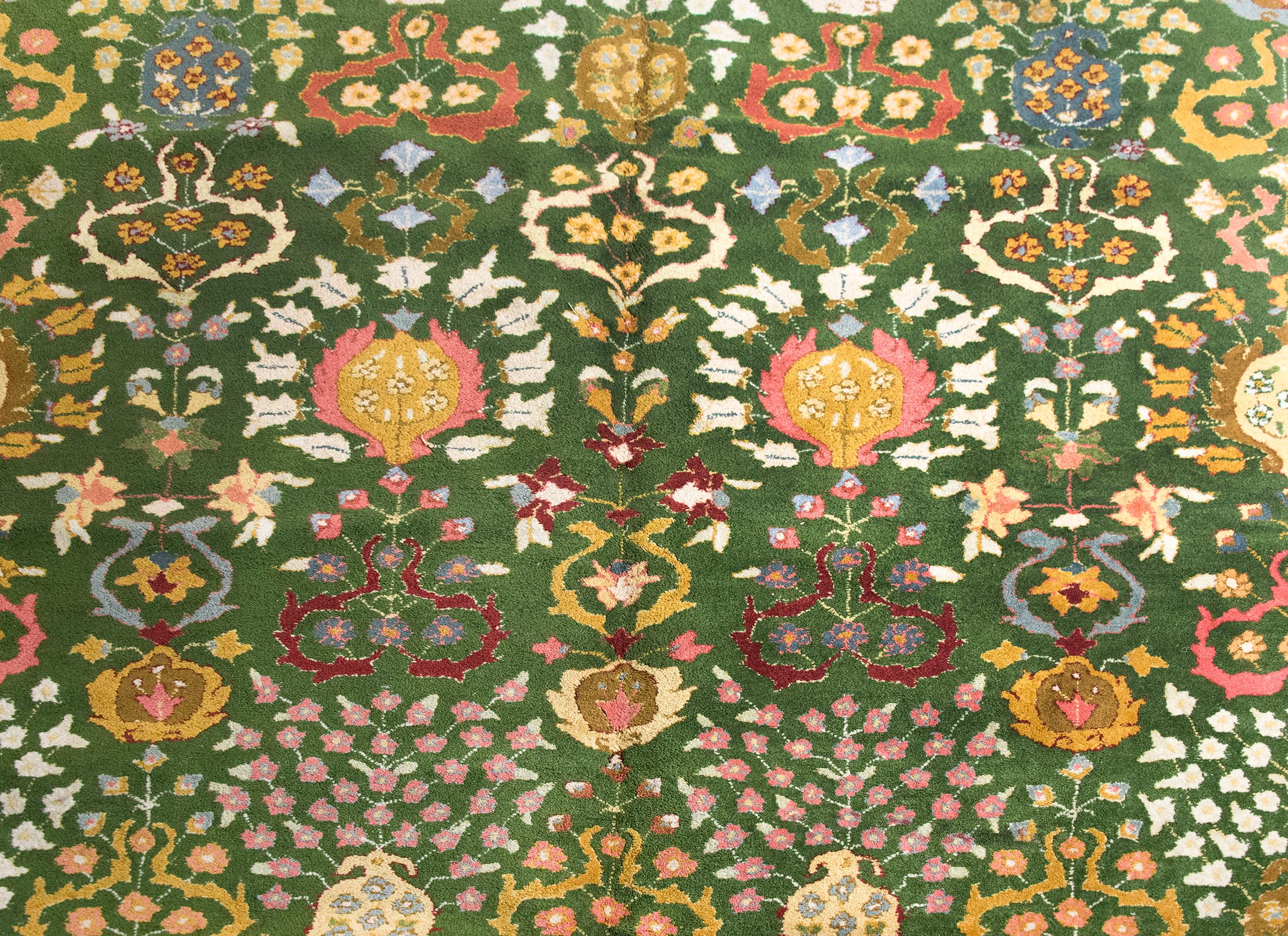 Rare tapis allemand Tetex Tabriz du début du 20e siècle en vente 3