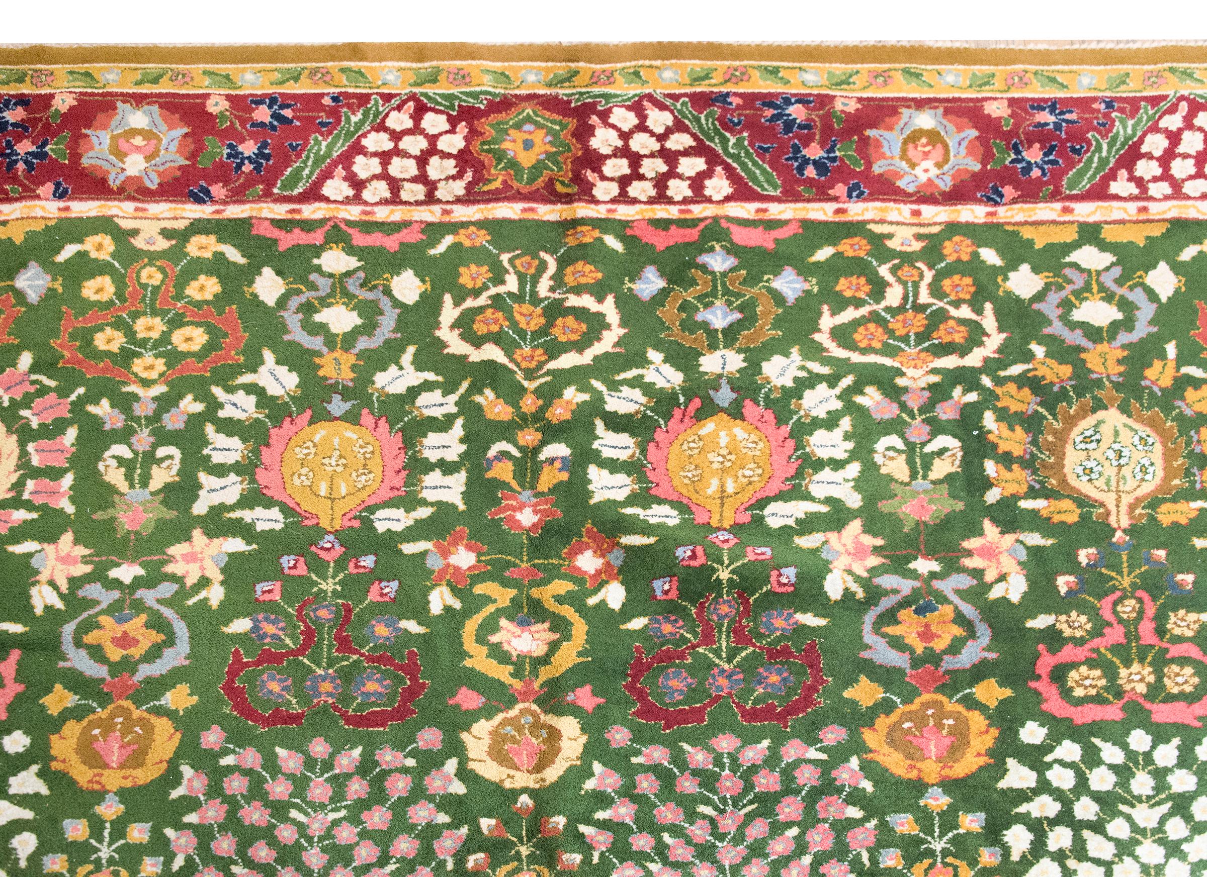 Rare tapis allemand Tetex Tabriz du début du 20e siècle en vente 4