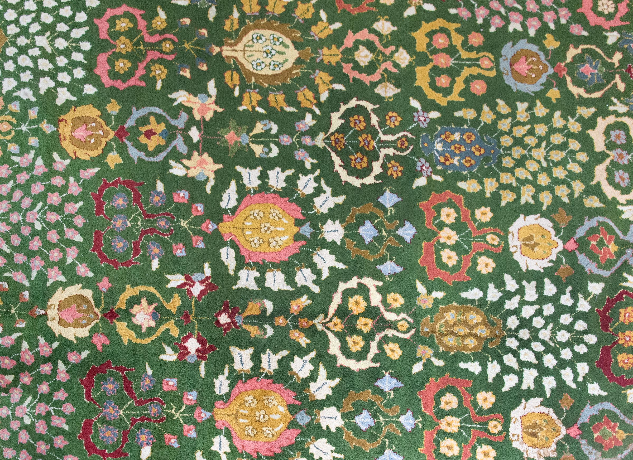 Rare tapis allemand Tetex Tabriz du début du 20e siècle en vente 5