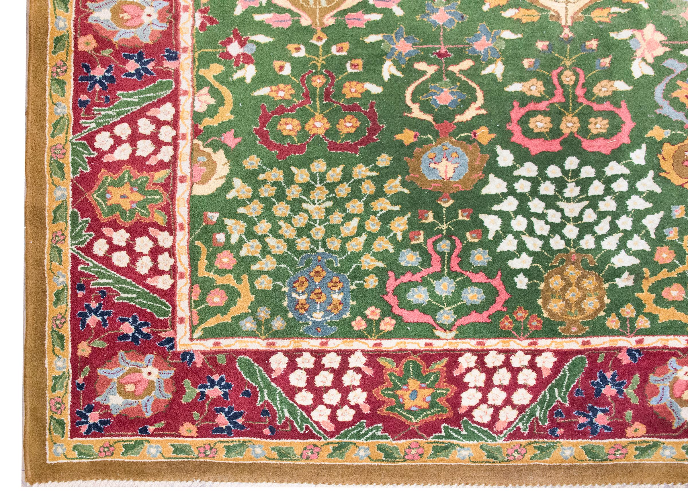 Rare tapis allemand Tetex Tabriz du début du 20e siècle en vente 7