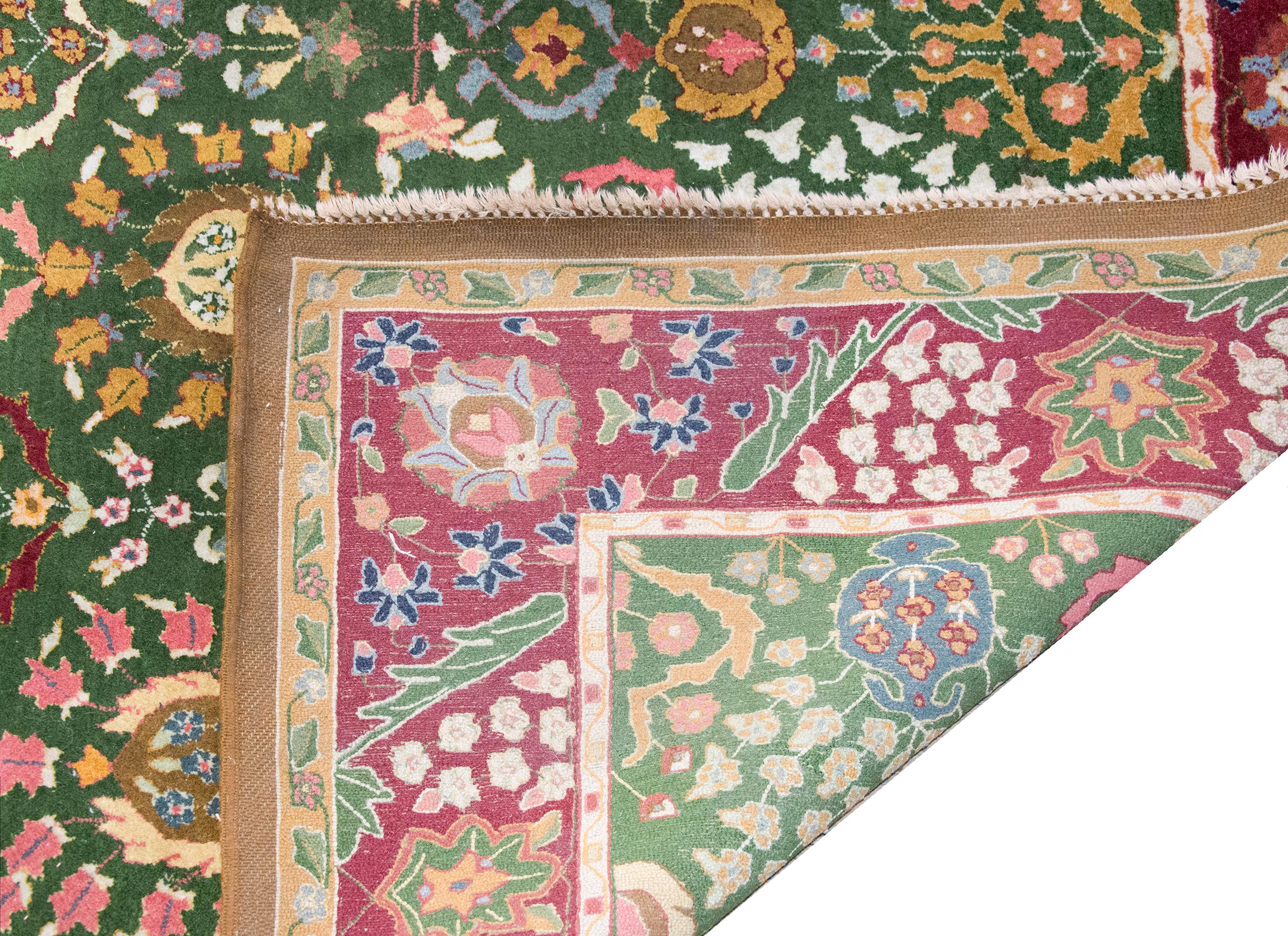 Rare tapis allemand Tetex Tabriz du début du 20e siècle en vente 8