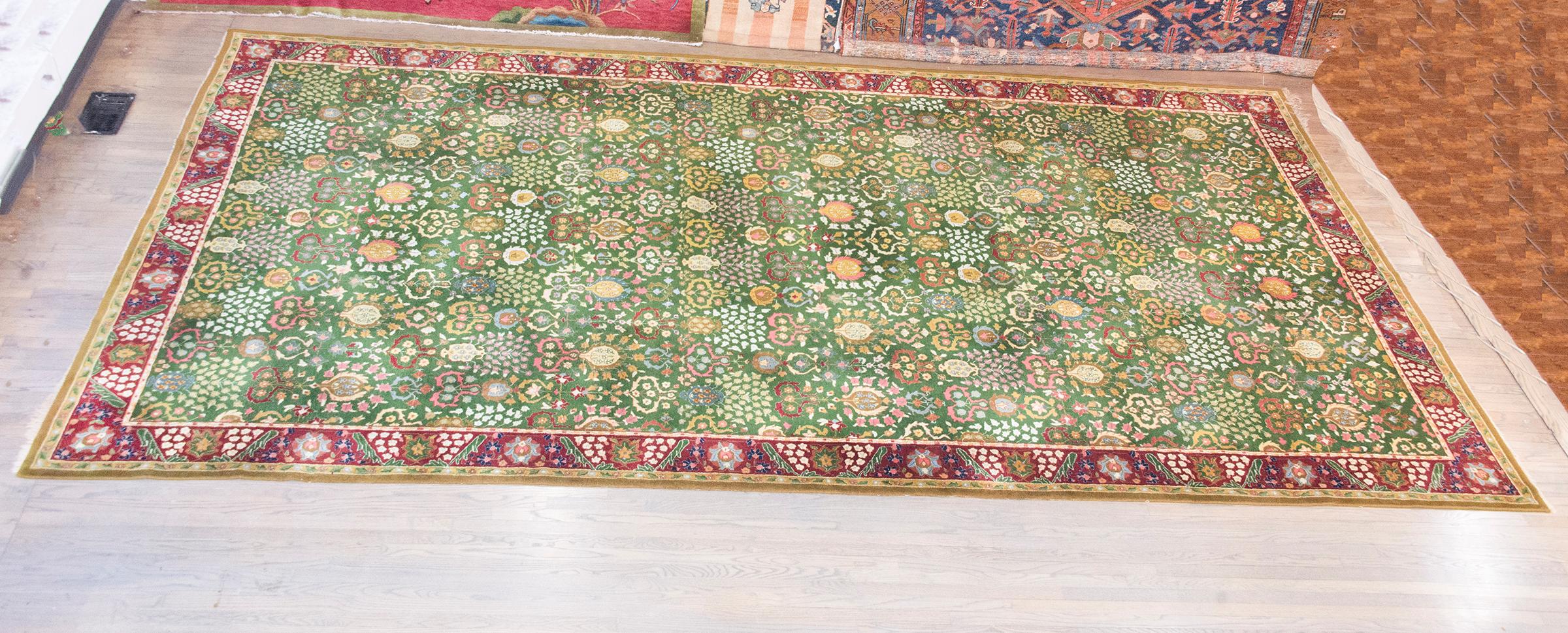 Rare tapis allemand Tetex Tabriz du début du 20e siècle en vente 9