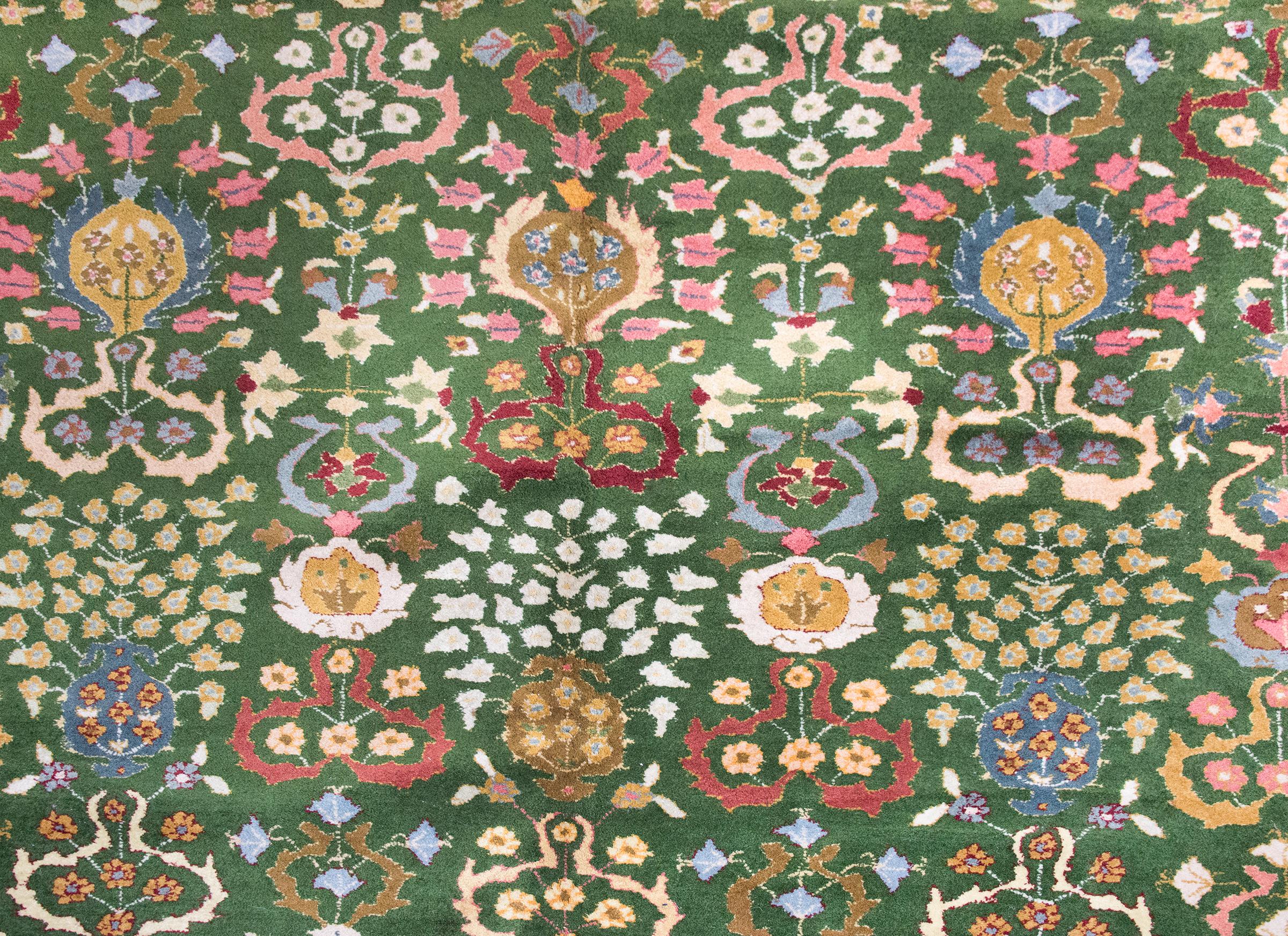 Rare tapis allemand Tetex Tabriz du début du 20e siècle en vente 2