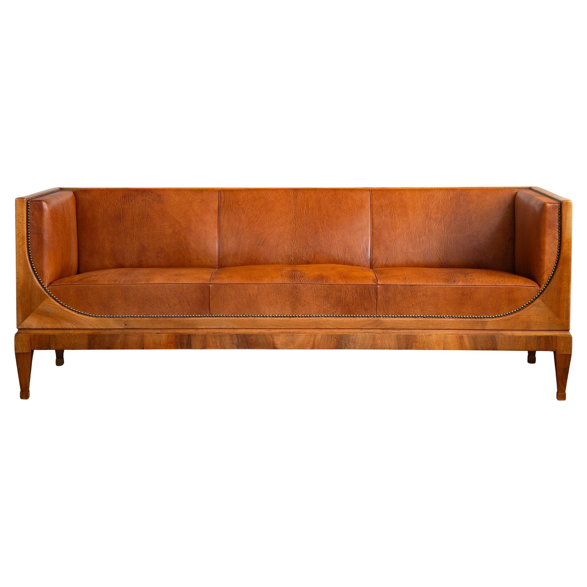 Rare early 20th century Sofa by Frits Henningsen