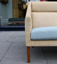 Rare Early 1950s Aksel Bender Madsen & Ejner Larsen No 4400 Settee by Willy Beck