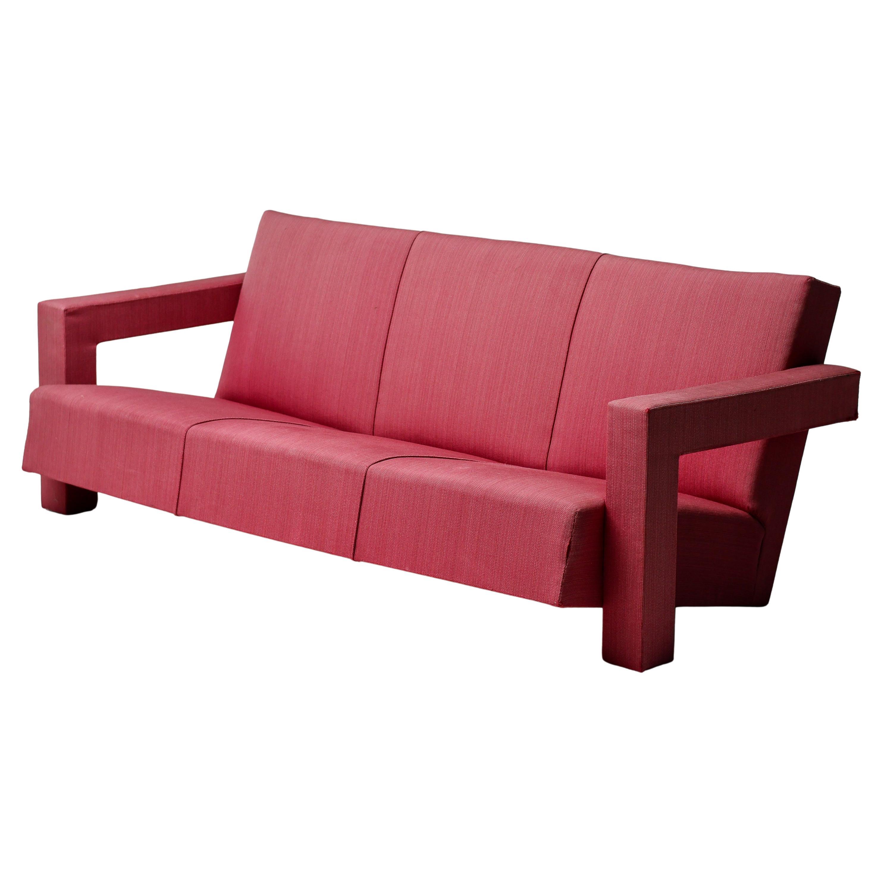 Rare Early All Original 1950s Gerrit Rietveld for Metz 
Co 
Utrecht
 Sofa For Sale