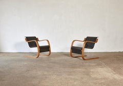 Rare, Early Alvar Aalto Model 31/42 Cantilevered Armchairs, Finland, 1930s