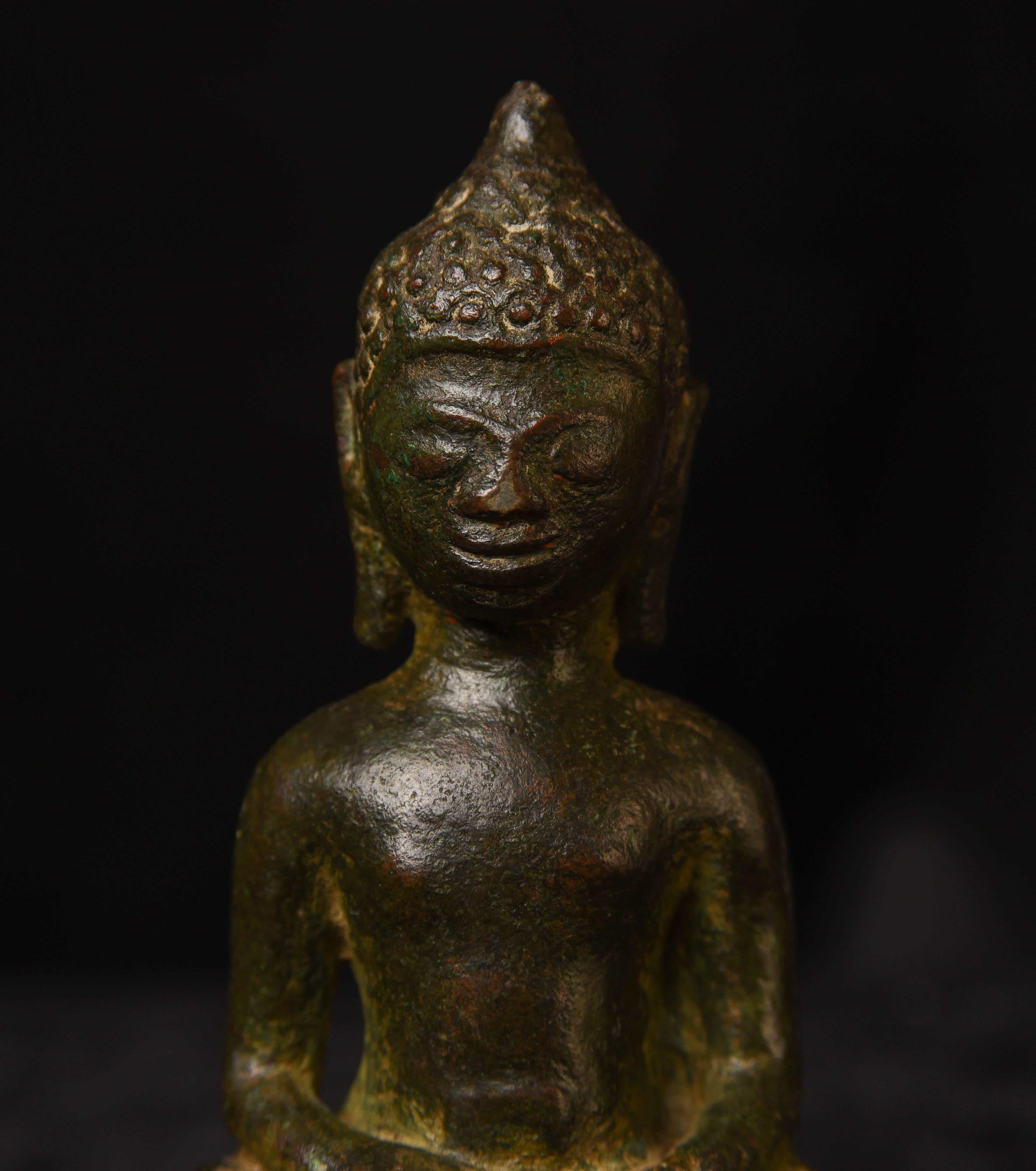 Rare Early Burmese Buddha, Late Pyu-1000 Years Old, 6082 In Good Condition In Ukiah, CA